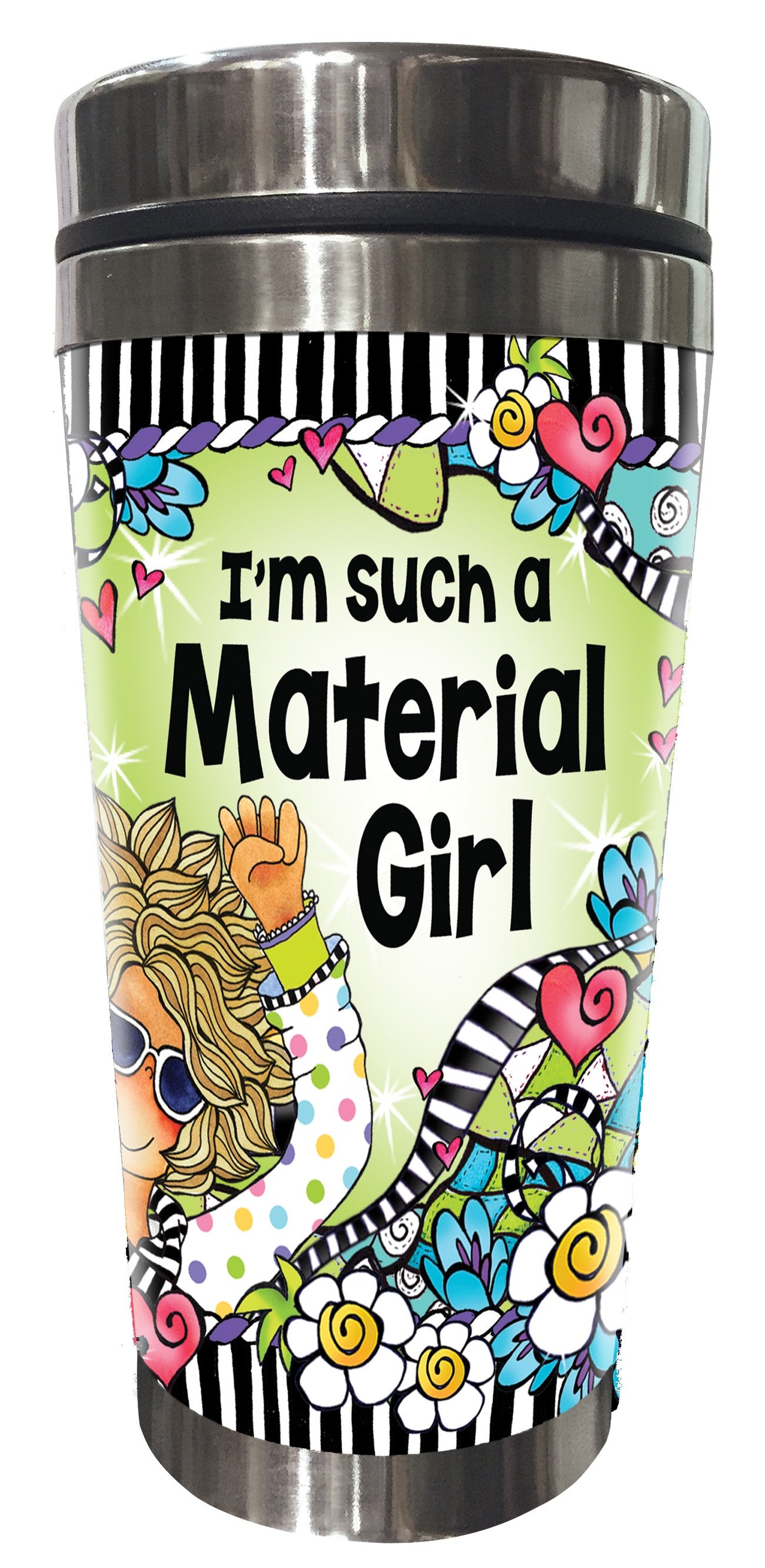 Material Girl Stainless Steel Tumbler