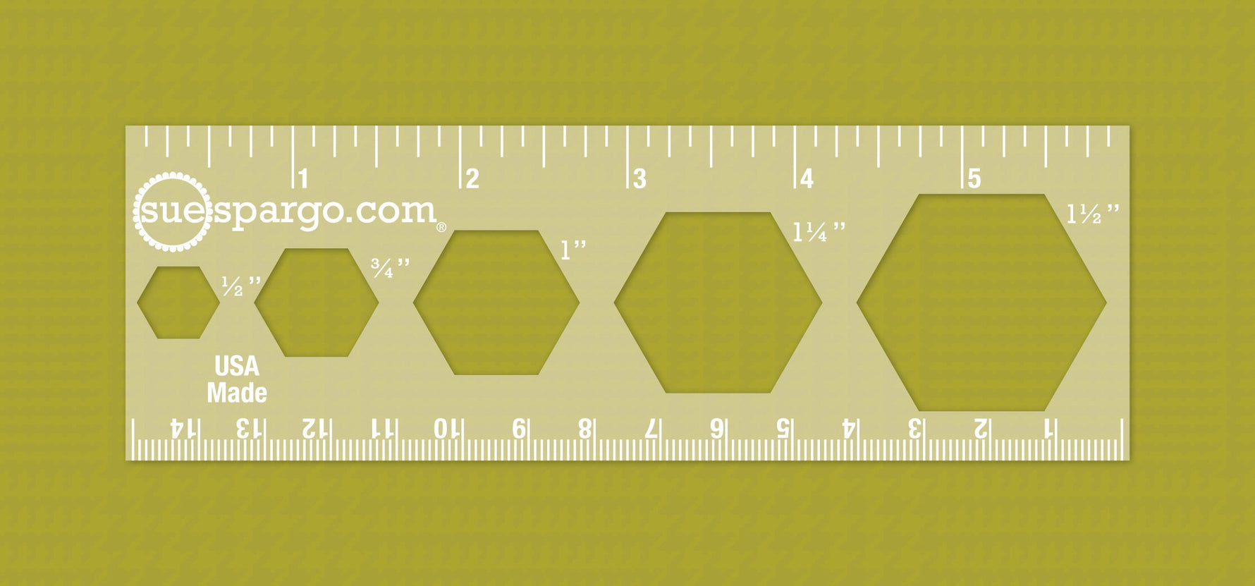 Hexagon Ruler: Creative Stitching Tools