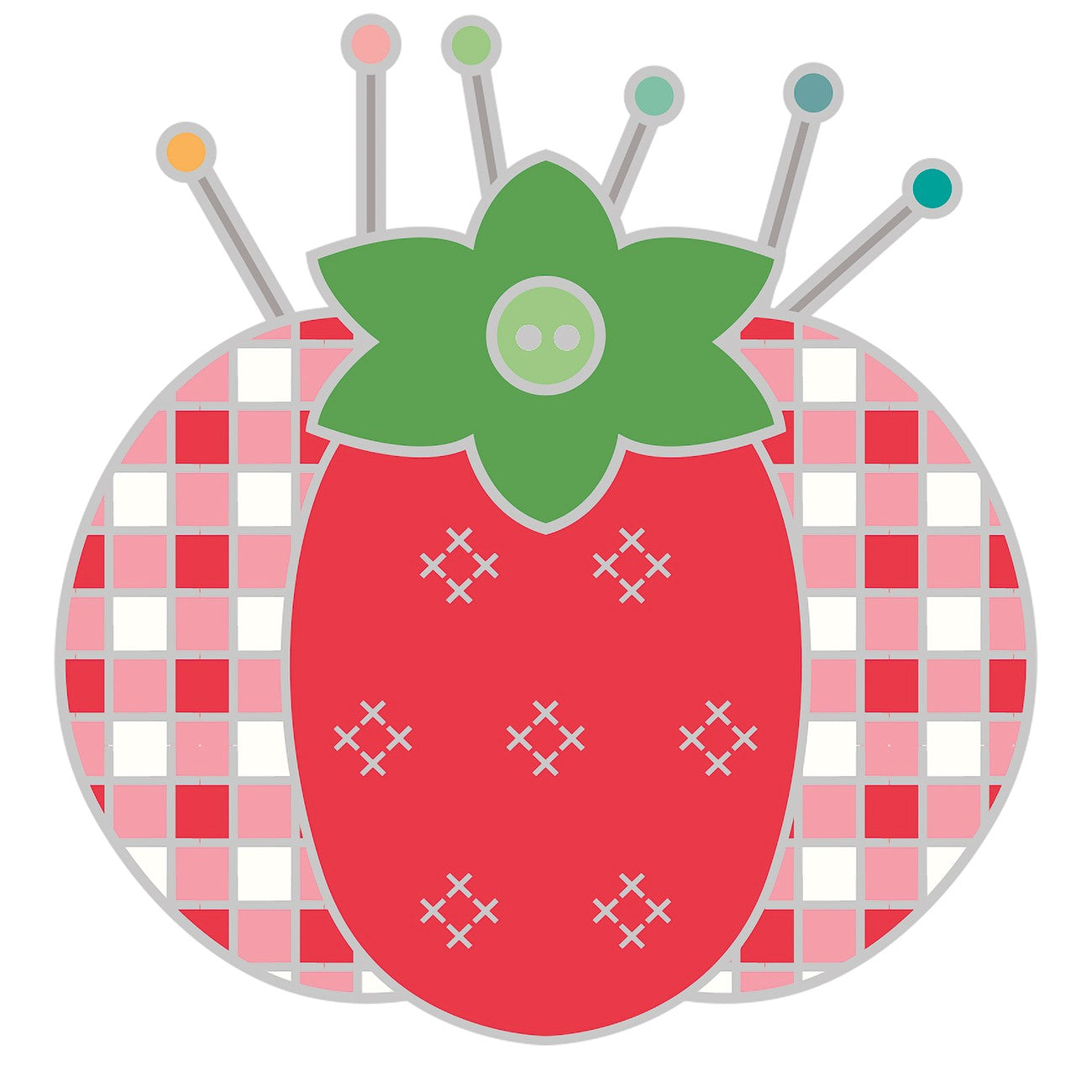 My Happy Place Tomato Pin Cushion