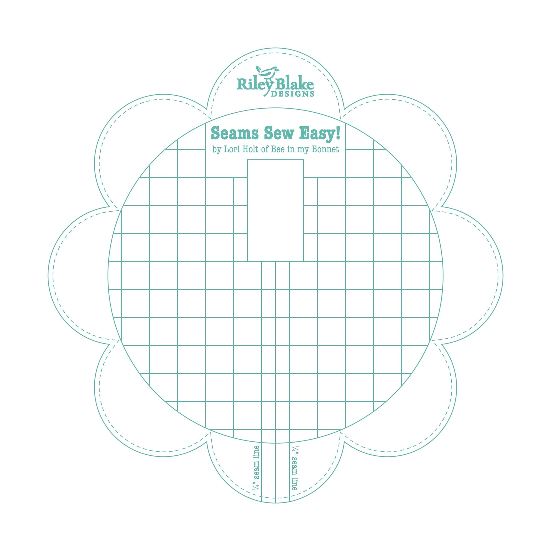 Seams Sew Easy Seam Guide Color Sea Glass