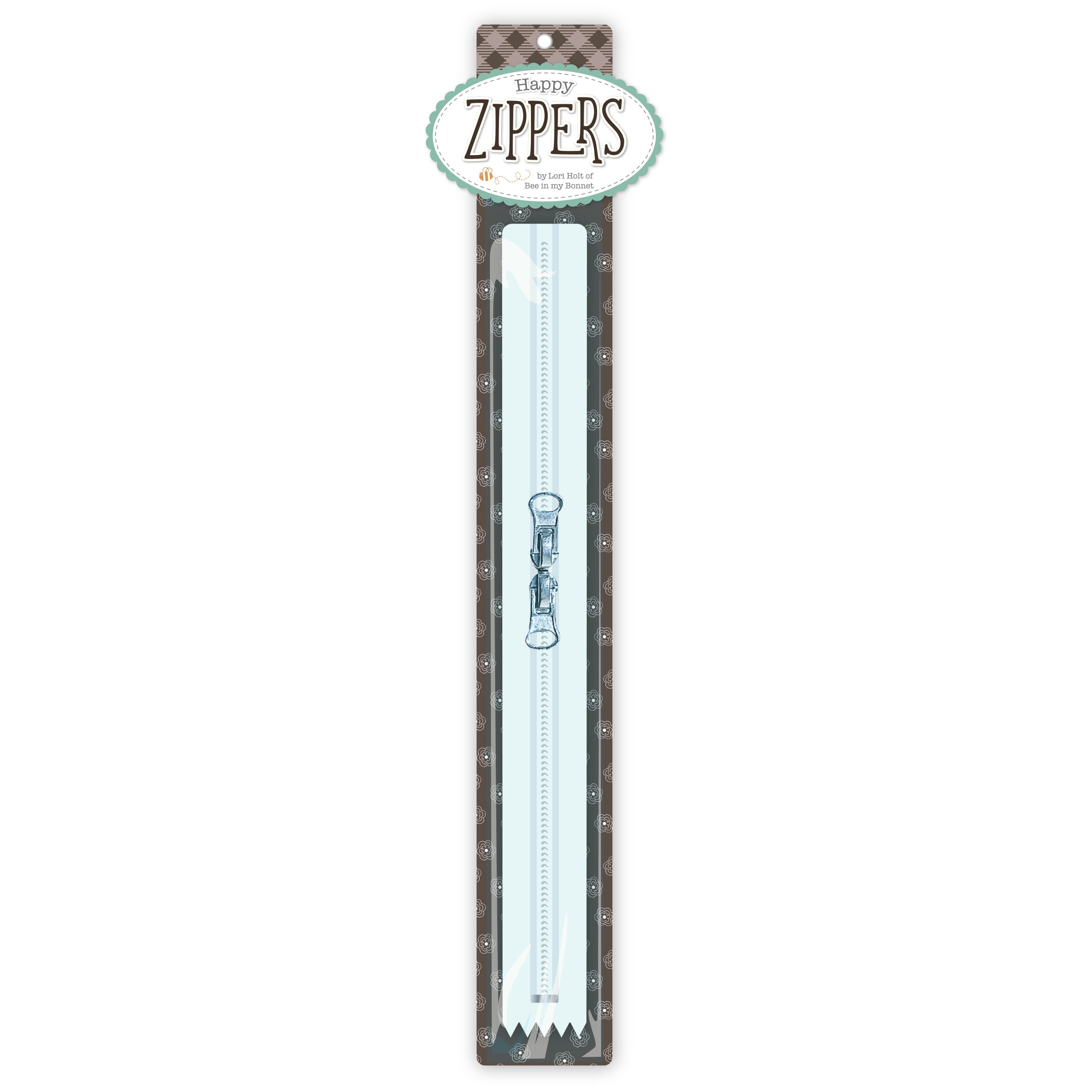 Lori Holt Happy Zippers 22in Cloud