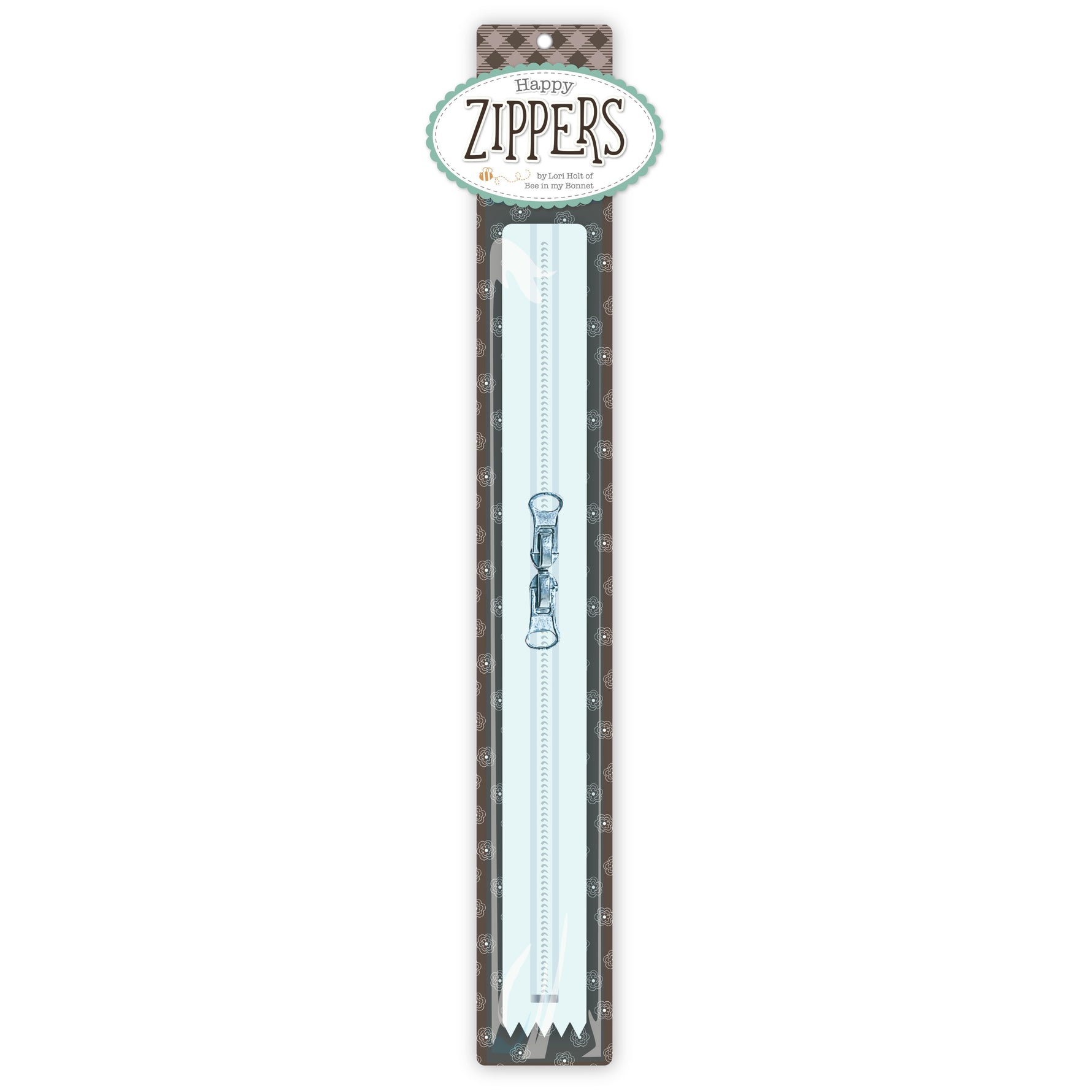 Lori Holt Happy Zippers 22in Cloud