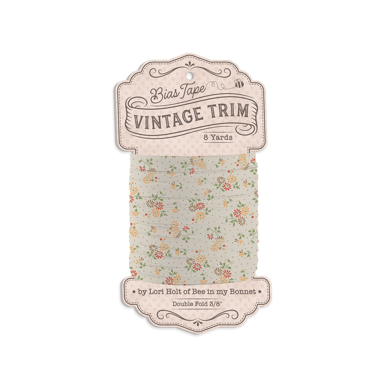 Lori Holt 3/8in Double Fold Bias Tape Blessings Autumn