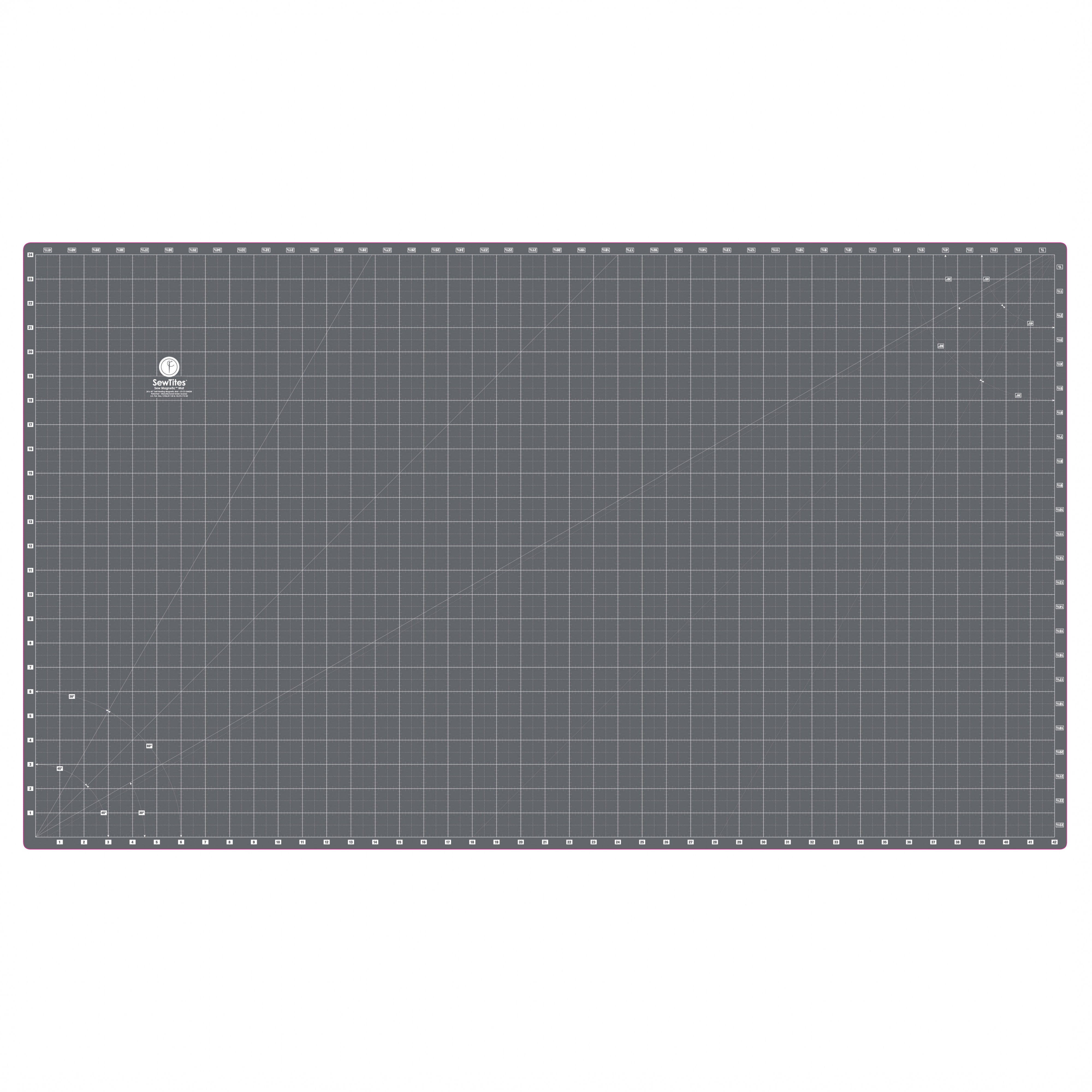 Sew Magnetic 24in x 42in Self Healing Cutting Mat Right Handed
