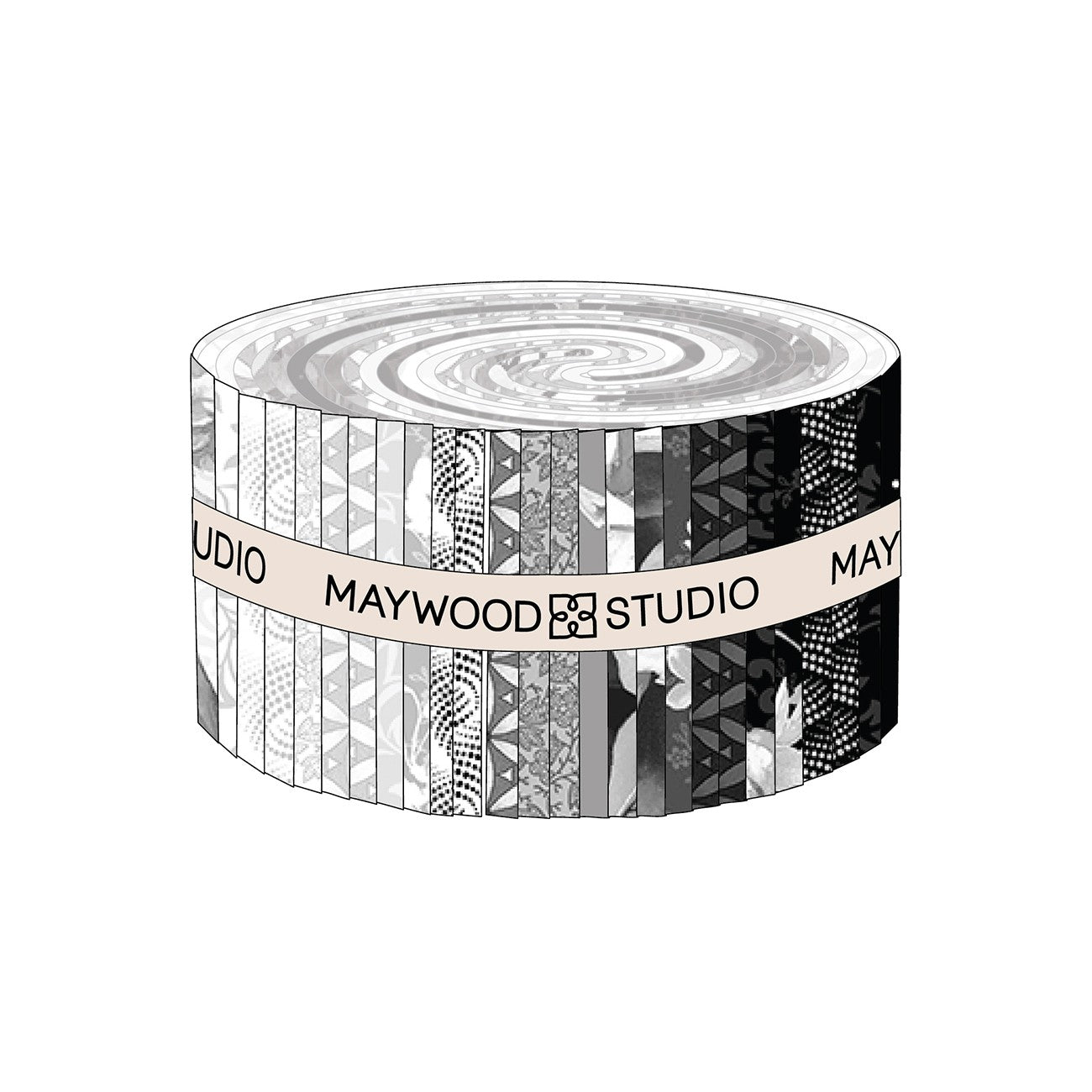 2.5in Strips, Moonlit Walk, 40pcs/bundle