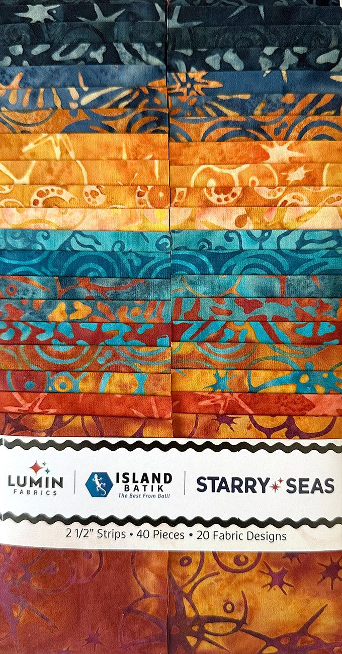 2.5in Strips Starry Seas 40pcs