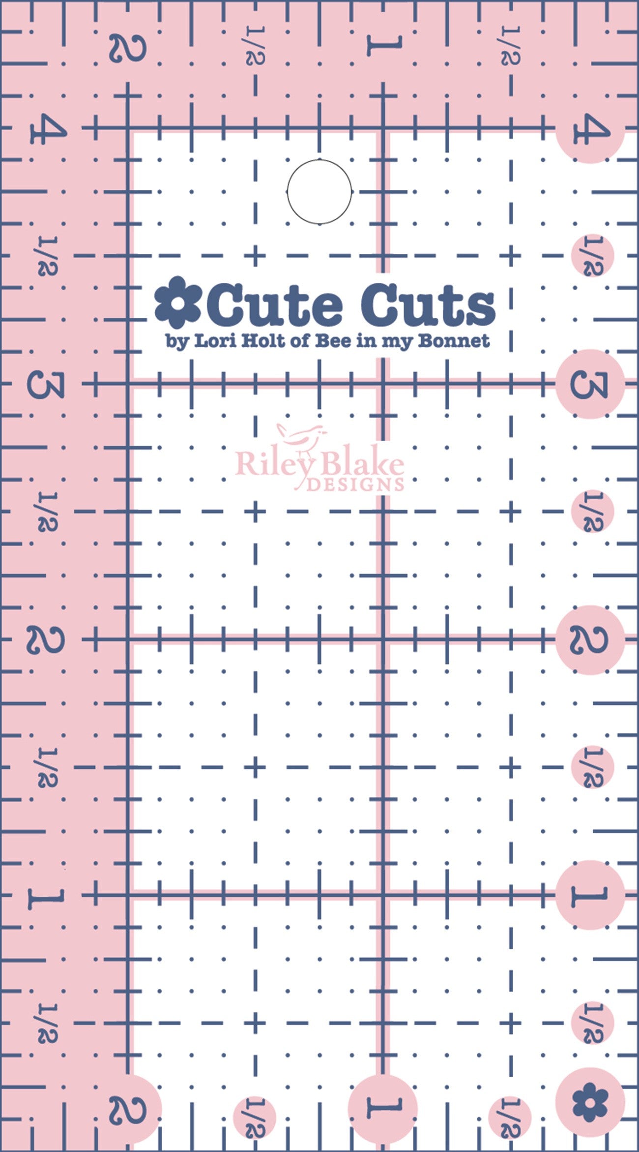 Cute Cut Ruler Rectangle 2-1/2in x 4-1/2in