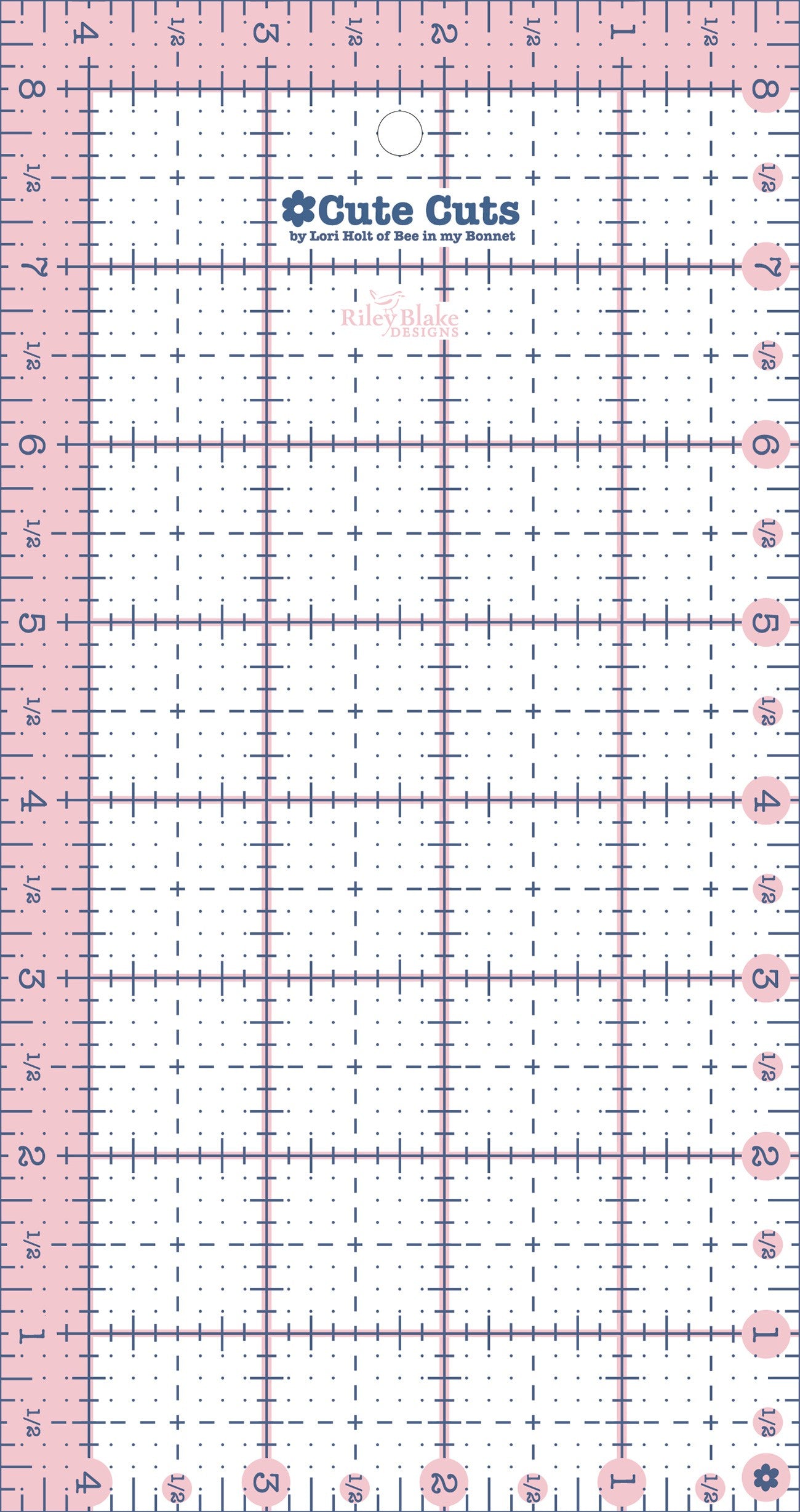 Cute Cut Ruler Rectangle 4-1/2in x 8-1/2in