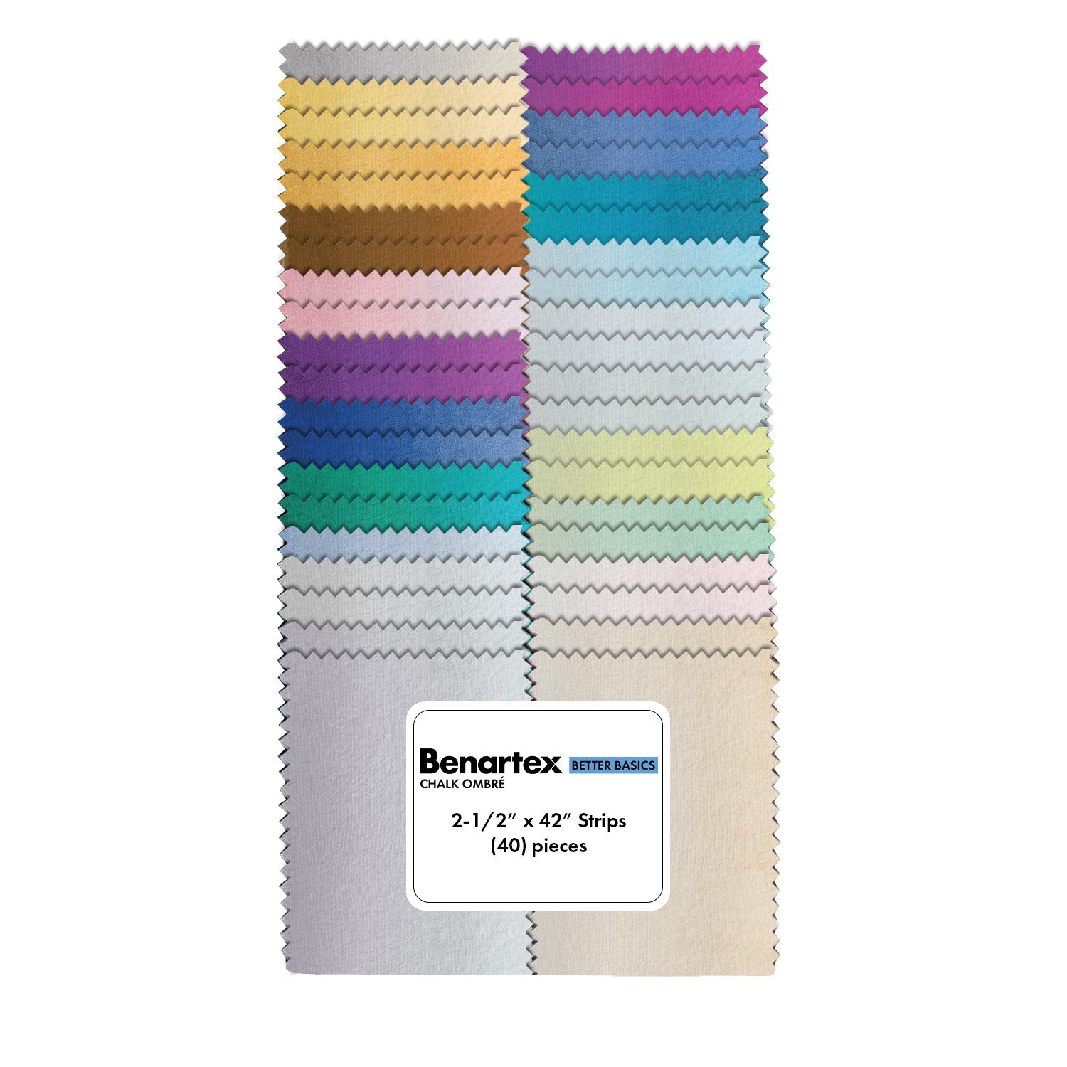 Chalk Ombre 2.5in Strips