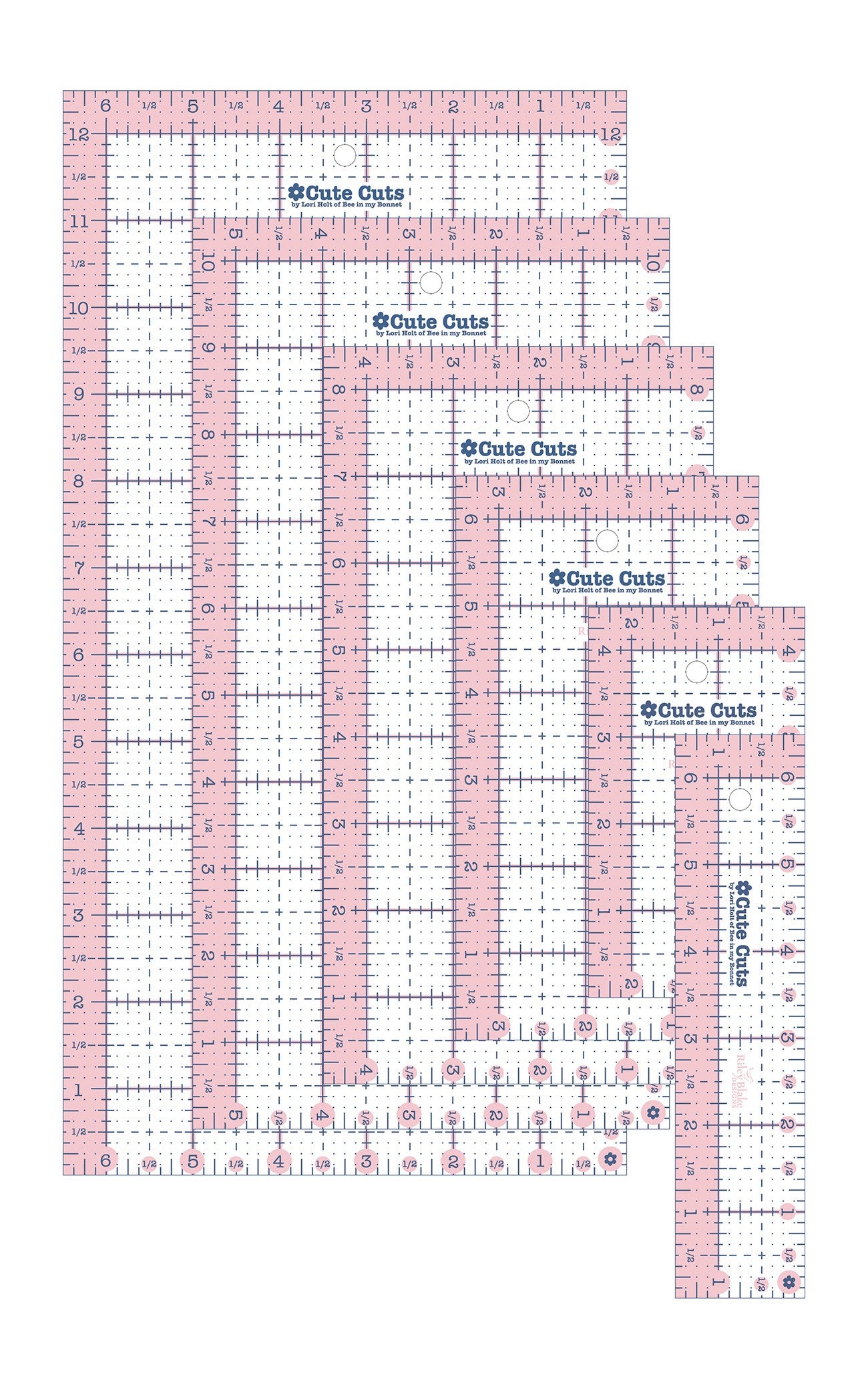 Lori Holt Rectangular Ruler Pack
