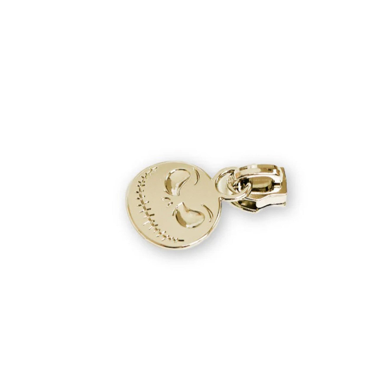 Four 5 Pumpkin Skeleton Zipper Pulls Gold