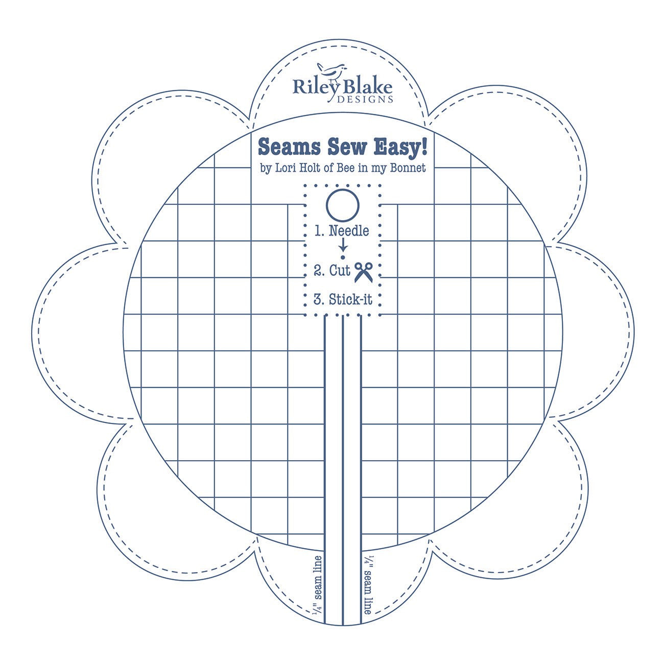 Bee In My Bonnet Seam Guide Color Denim