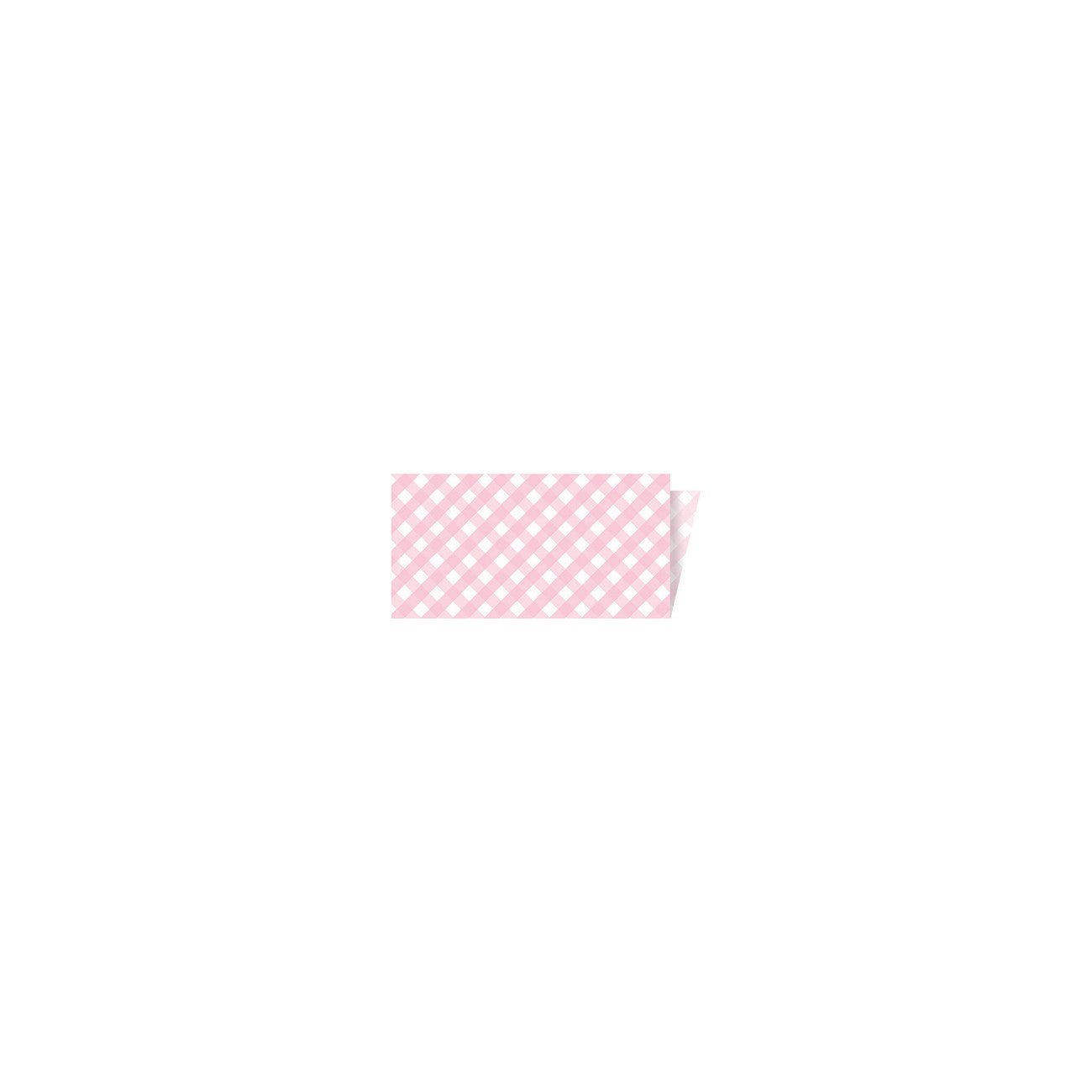Riley Blake Designs Single-Fold Quilt Binding Micro Gingham Peony