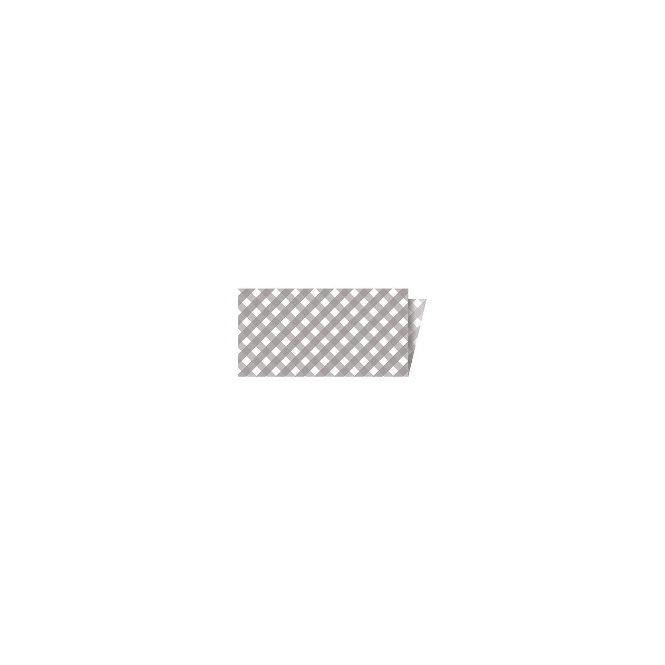 Riley Blake Designs Single-Fold Quilt Binding Micro Gingham Gray