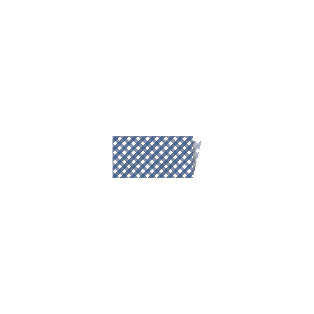 Riley Blake Designs Single-Fold Quilt Binding Micro Gingham Denim