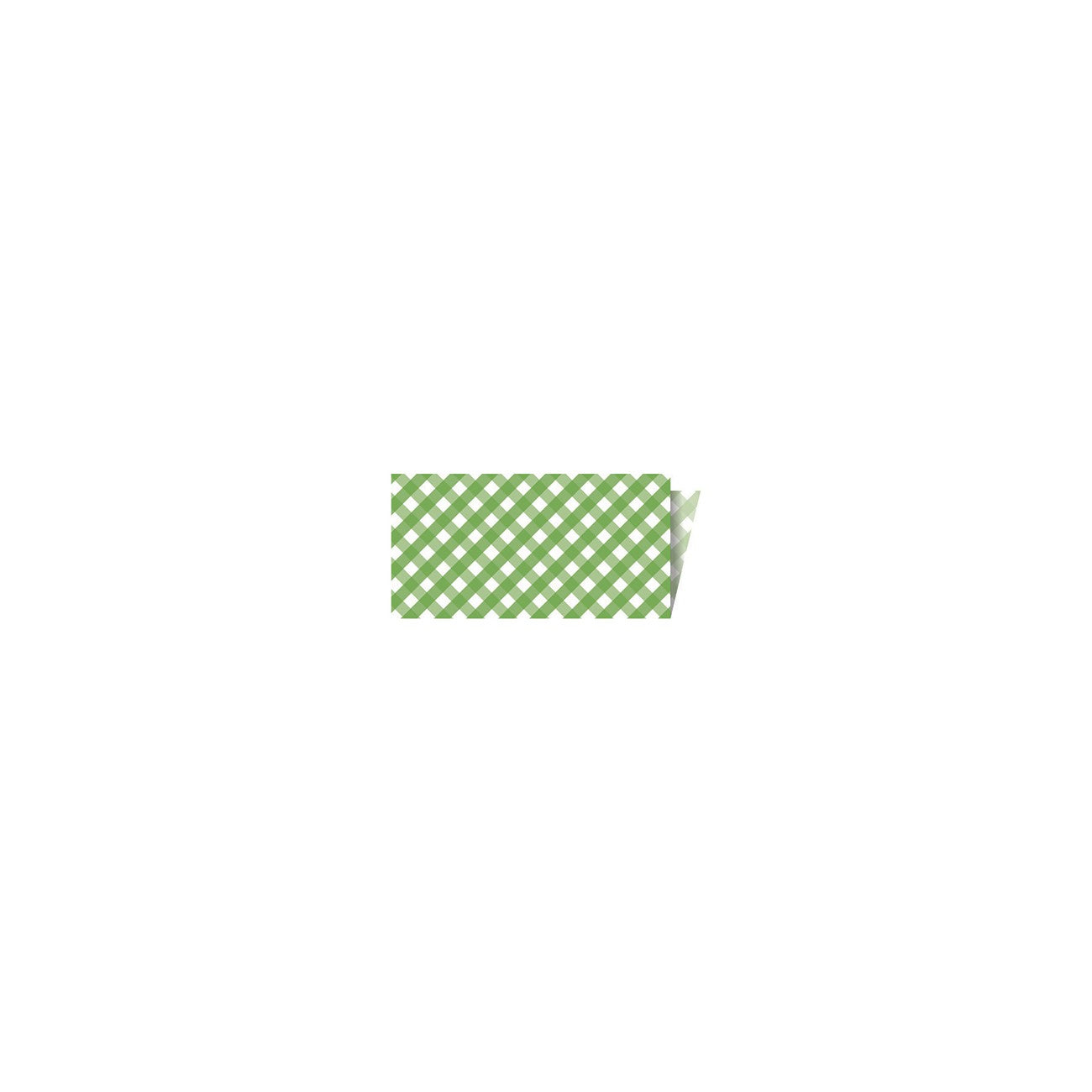 Riley Blake Designs Single-Fold Quilt Binding Micro Gingham Green