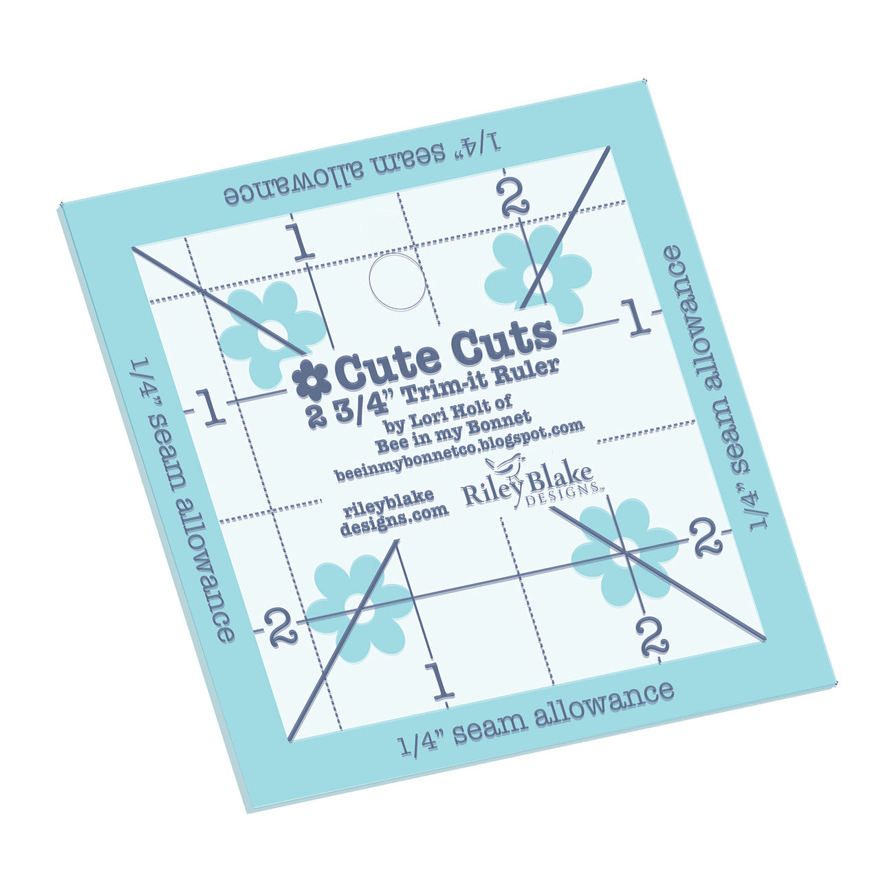 Lori Holt Cute Cuts Trim-it Ruler 2-3/4in x 2-3/4in