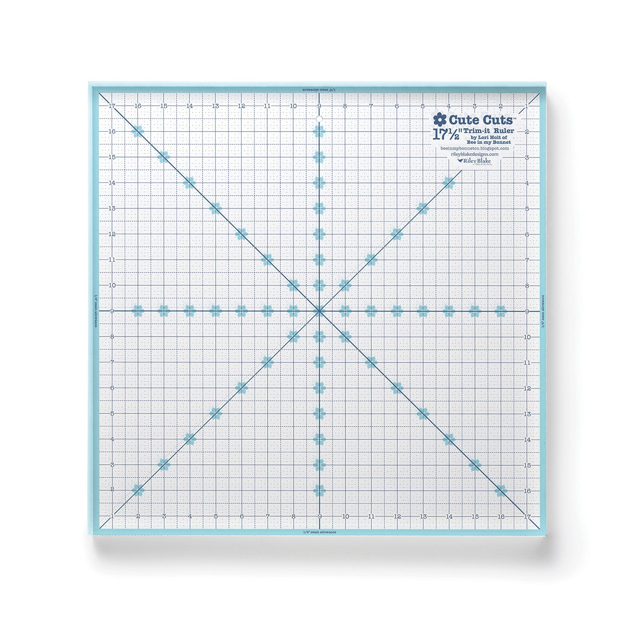 Lori Holt Cute Cuts™ Trim-it™ Ruler 17 1/2" x 17 1/2"