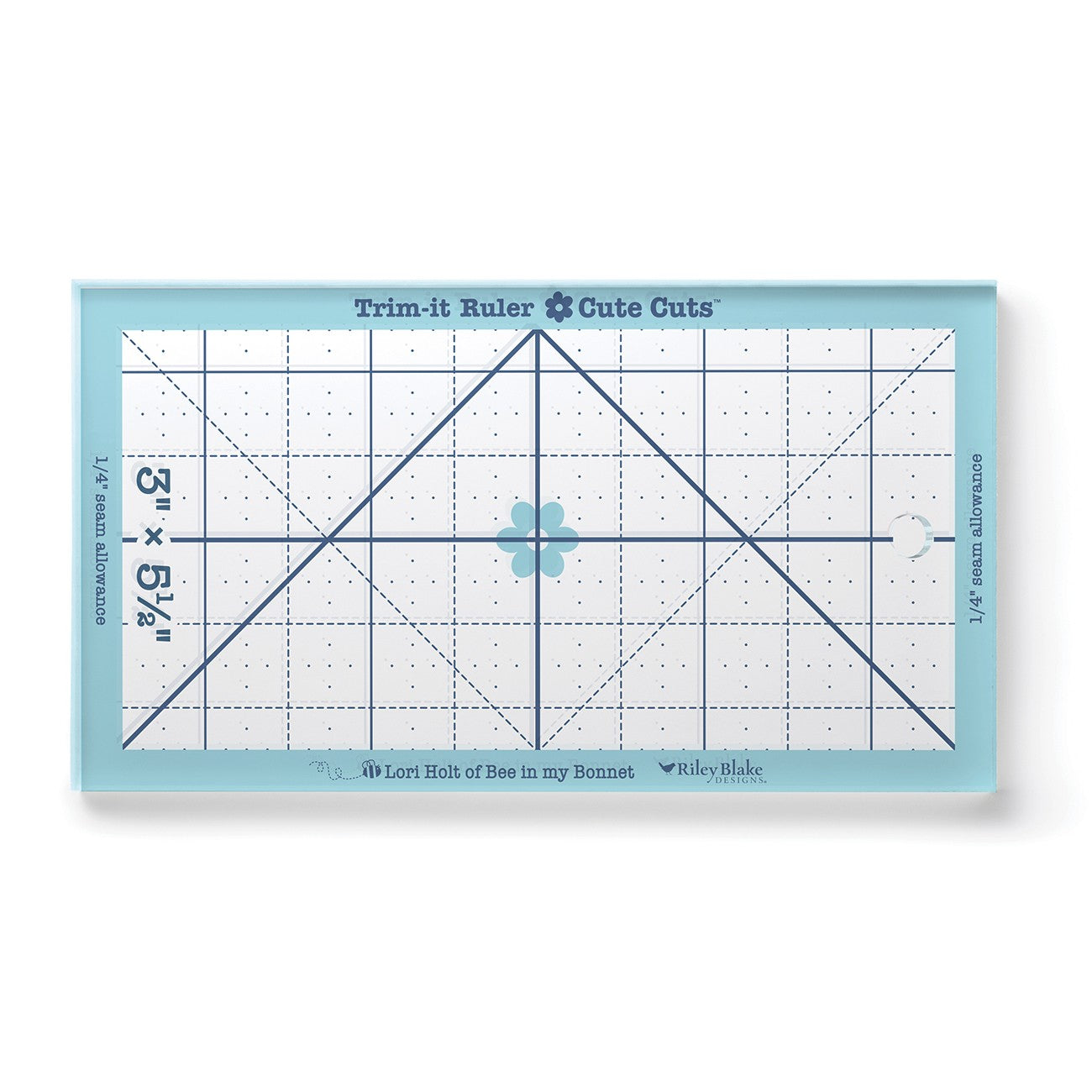 Lori Holt Cute Cuts™ Trim-it™ Ruler 3in x 5 1/2in