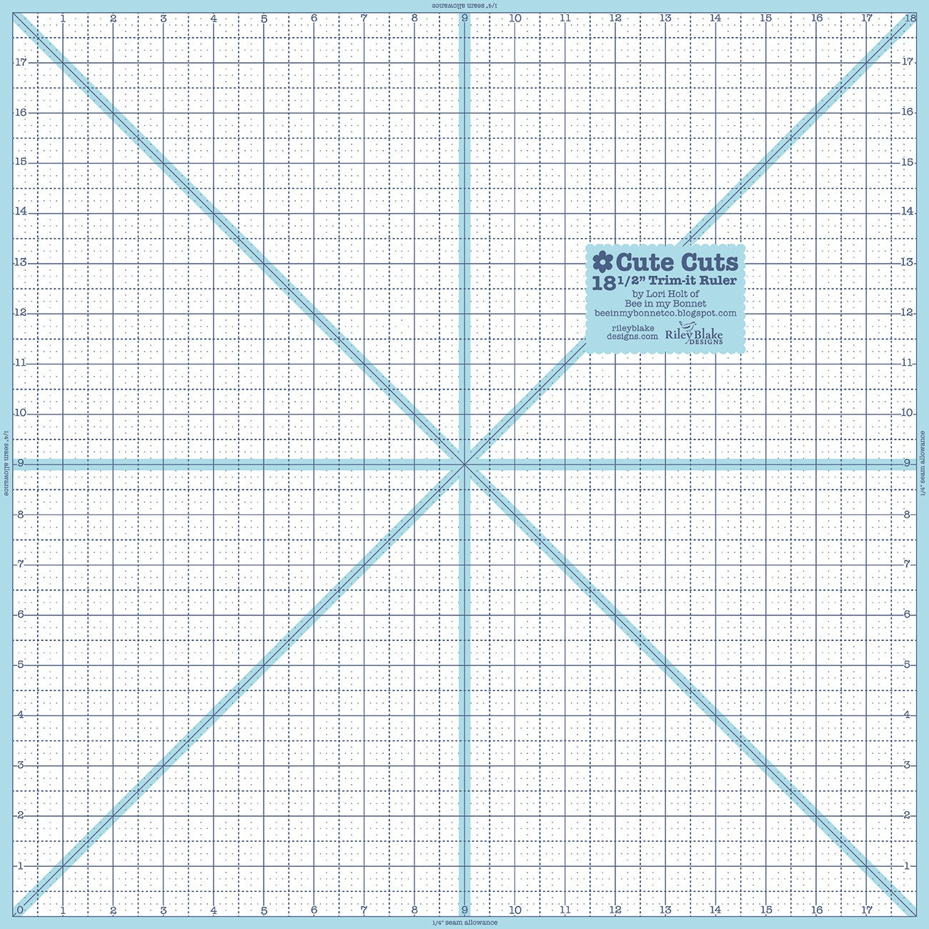 Trim It Ruler Square 18-1/2in x 18-1/2in