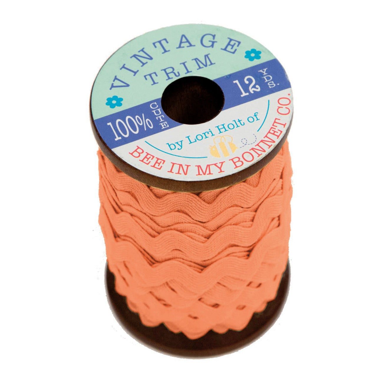 Vintage Trim Ric Rac Pumpkin 5/8in x 12yd