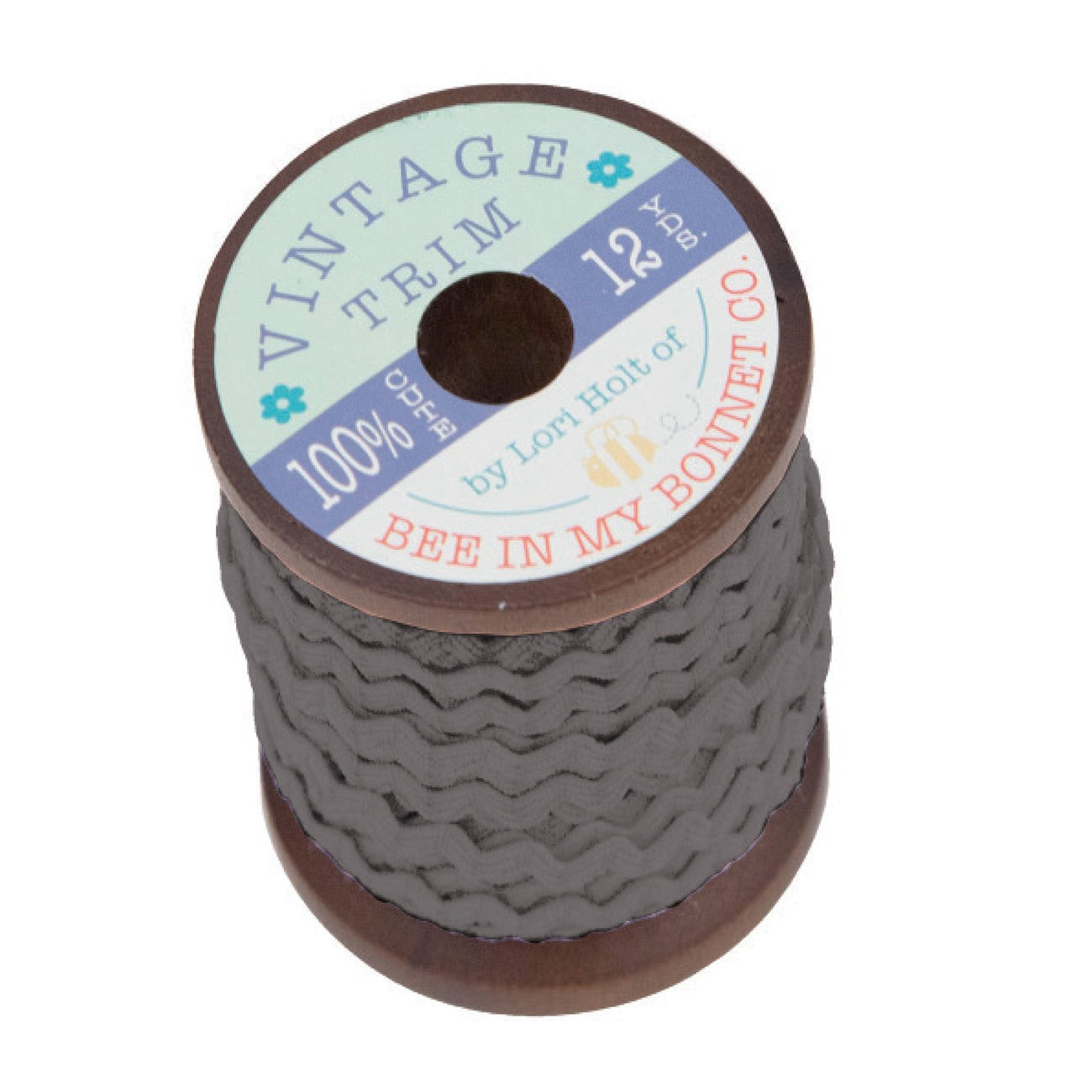 Vintage Trim Ric Rac Steel 1/4in x 12yd