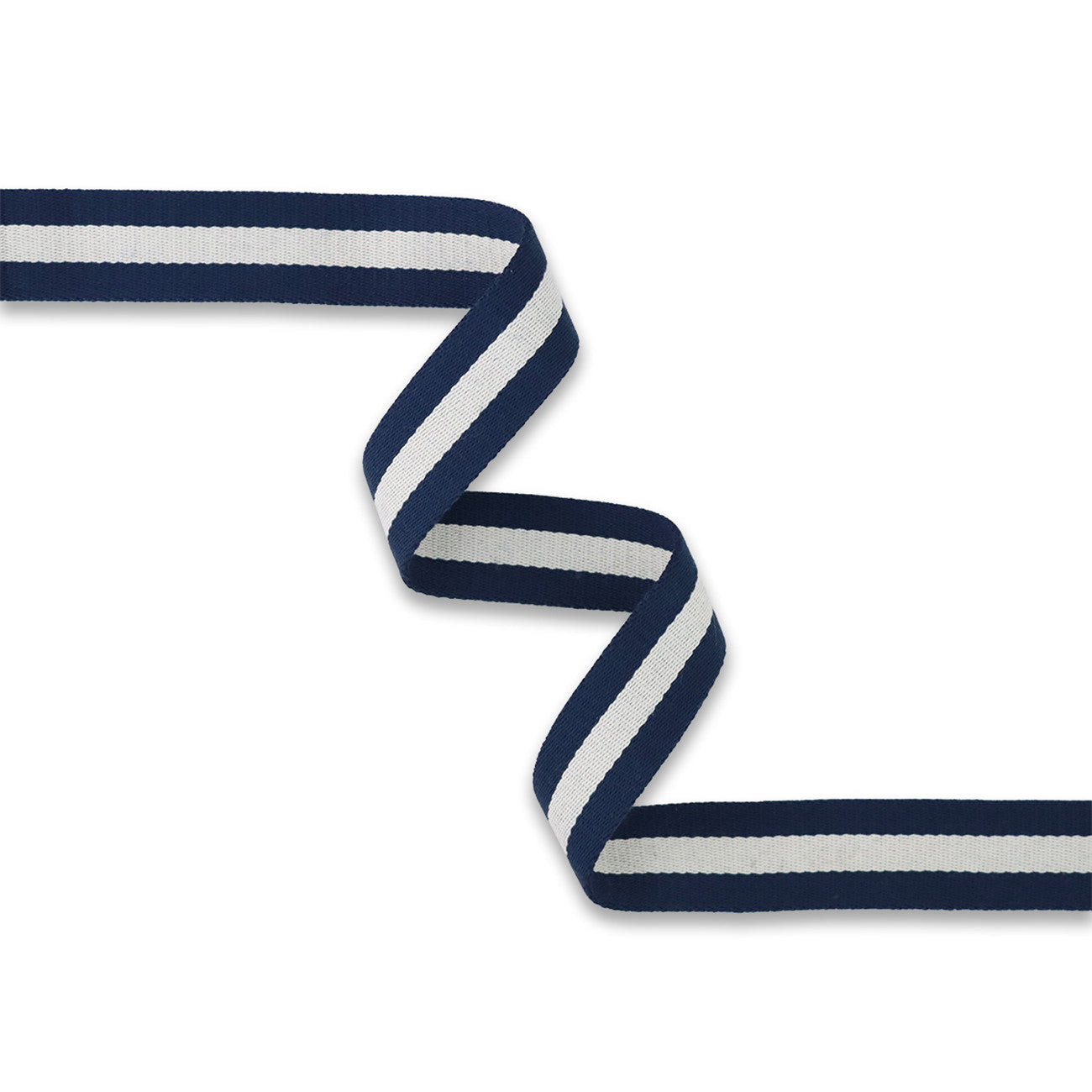 Navy Off White Webbing 1-1/2in x 3 yd