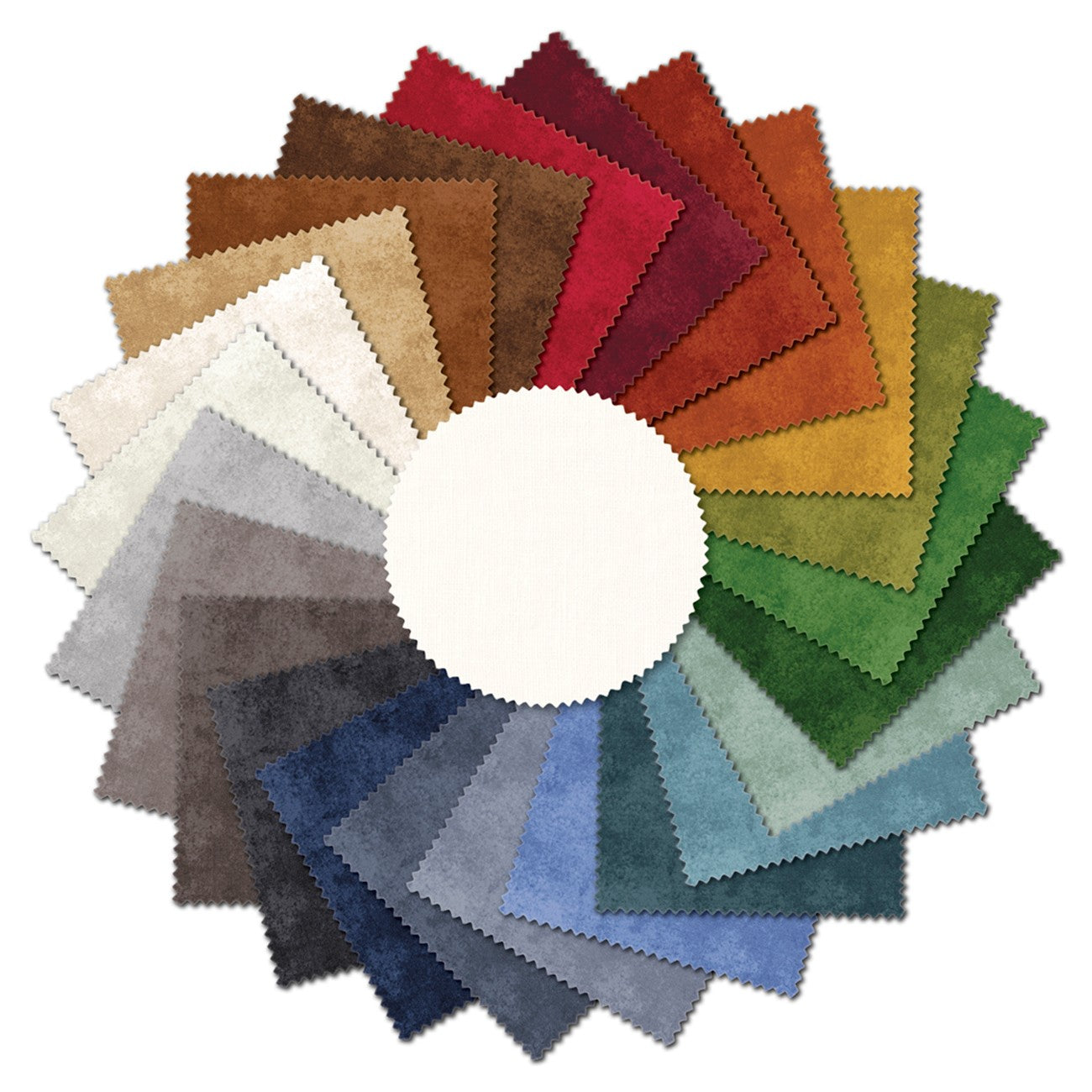 5in Squares Suede Flannel, 42pcs/bundle