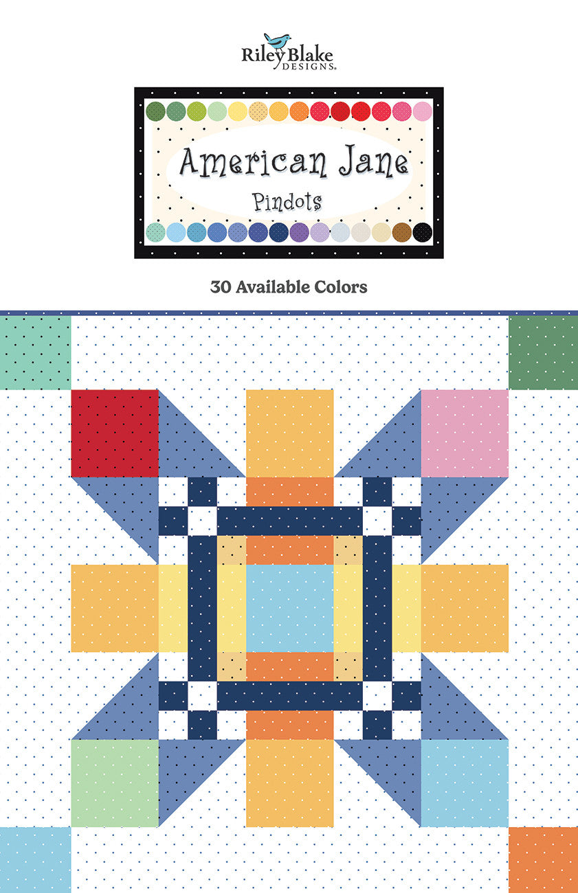 American Jane Pindots Swatch Card