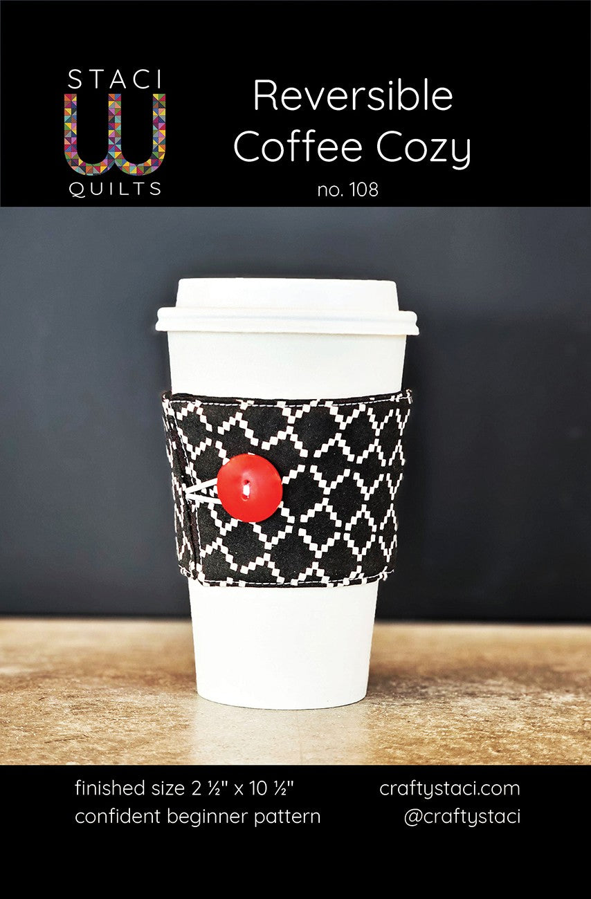 Reversible Coffee Cozy Pattern