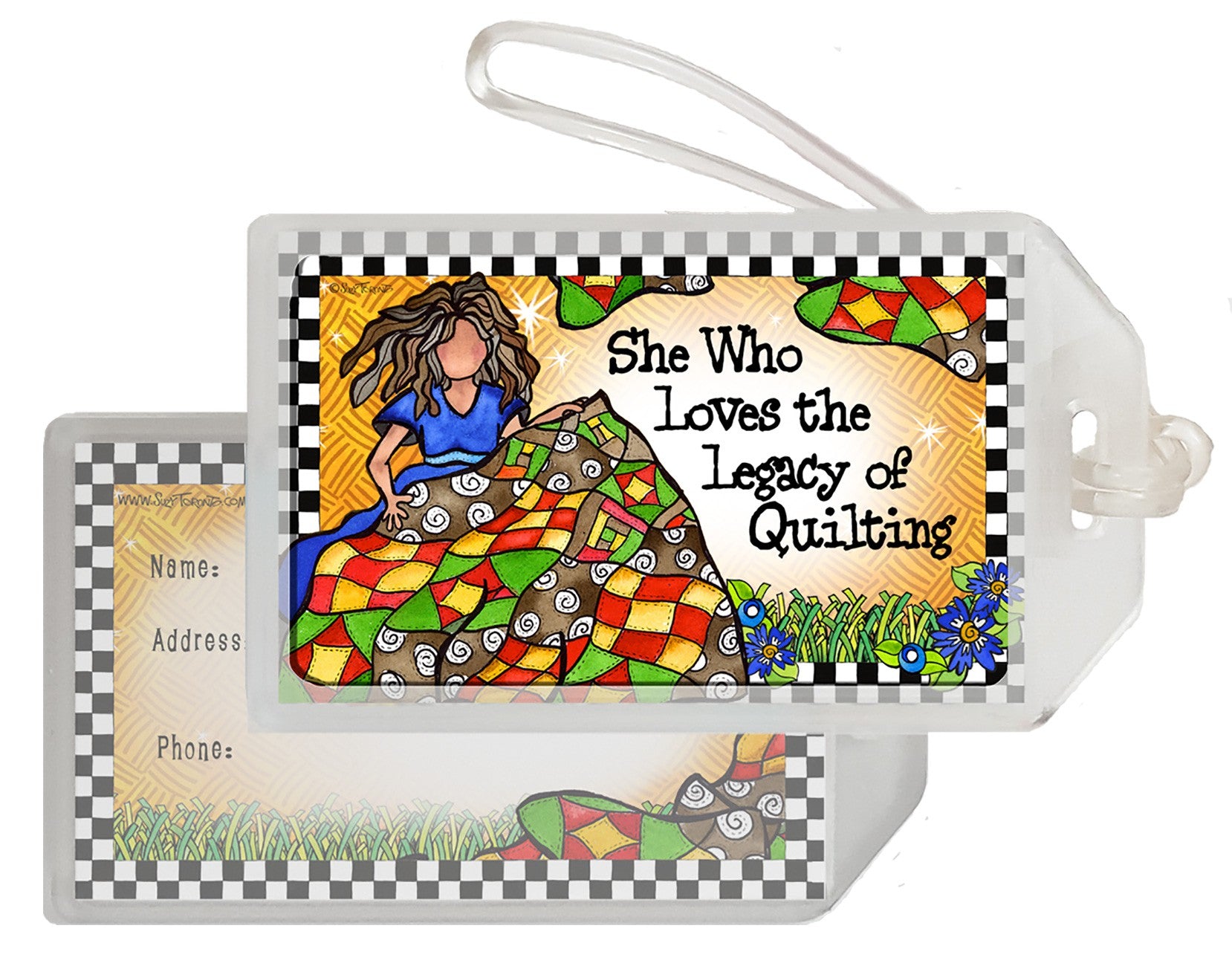 Quilt Legacy Luggage Tag