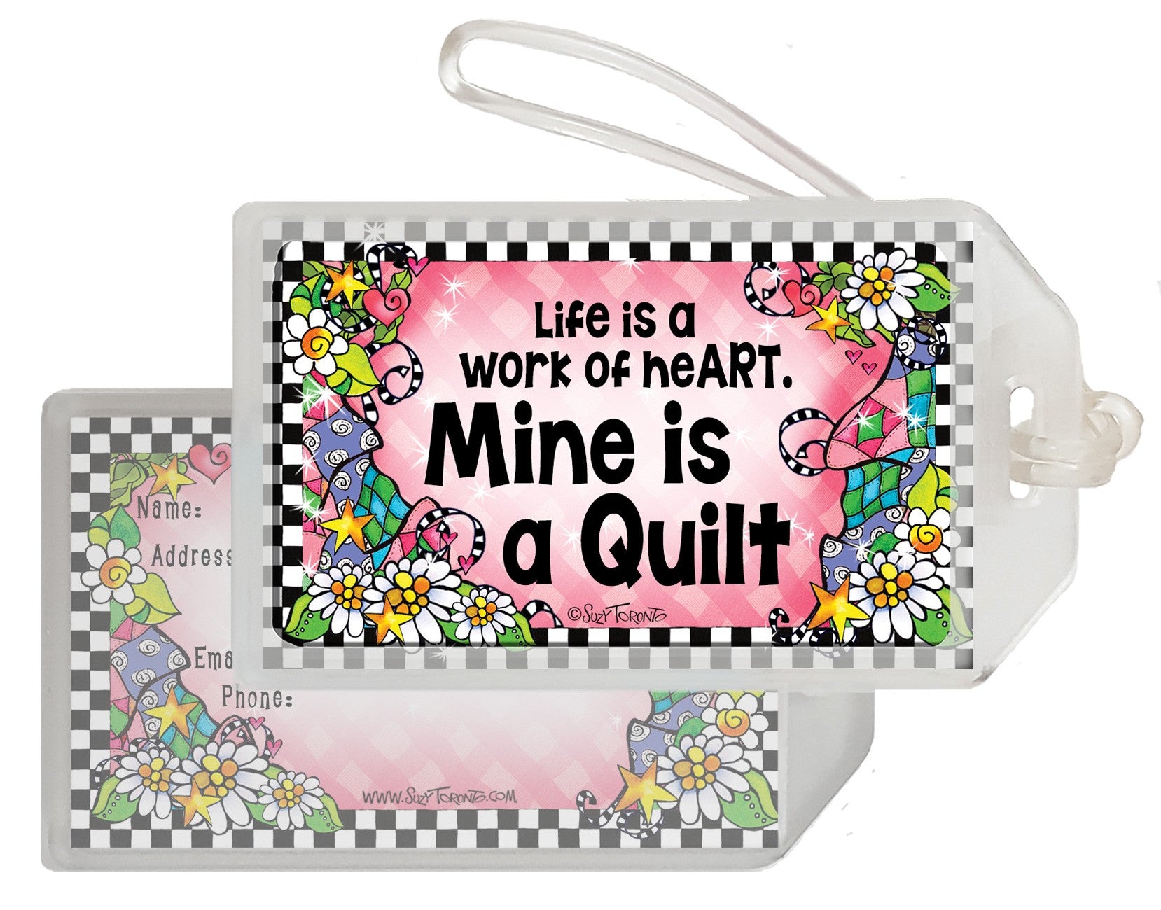 Work of Heart Bag Tag