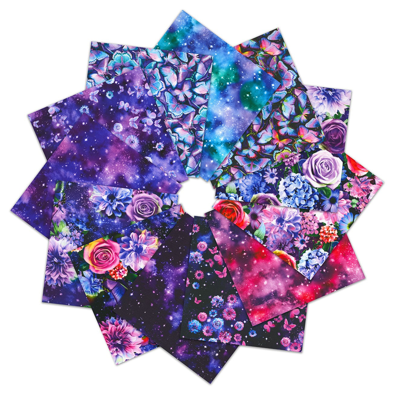 10in Squares, Galactic Garden, 42pcs/bundle