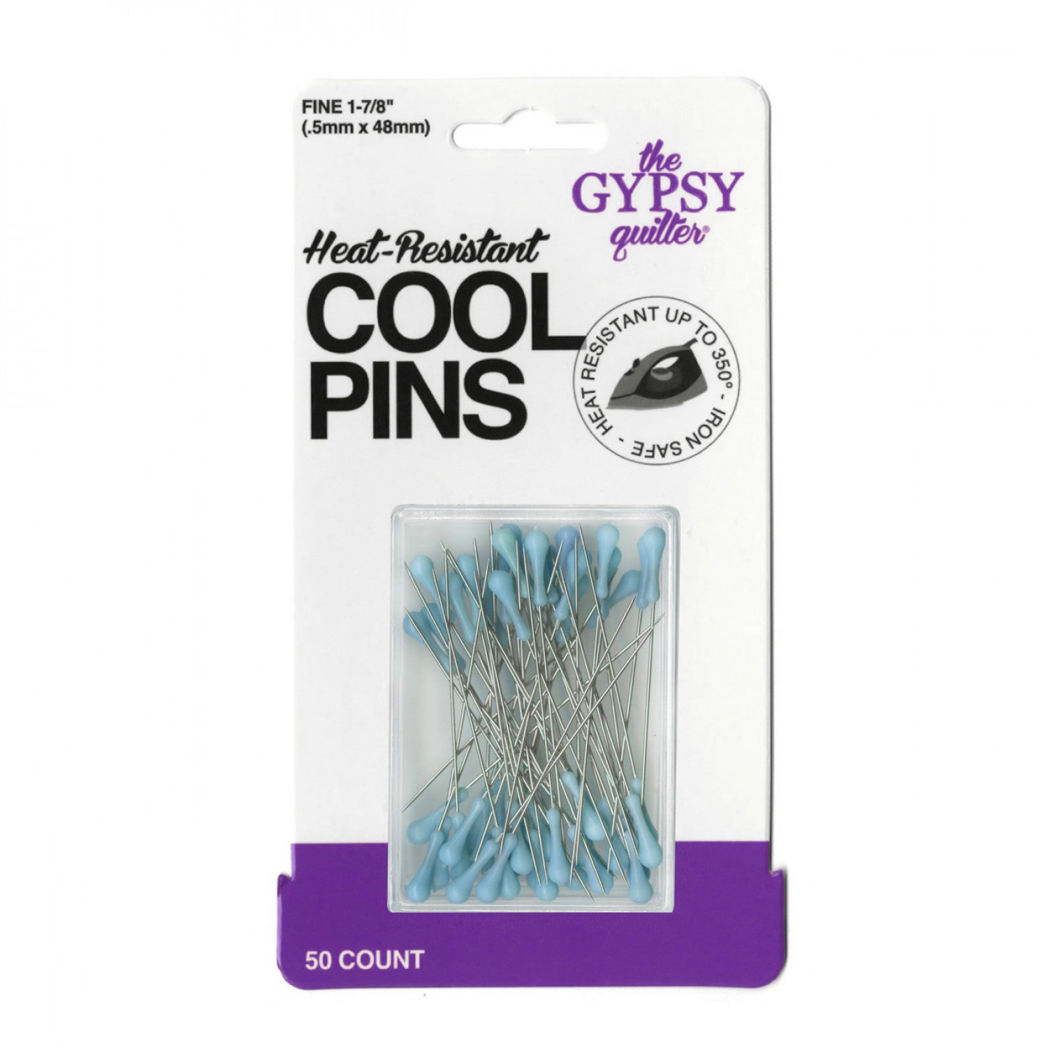 The Gypsy Quilter Cool Pins Bohemian Blue  50pc