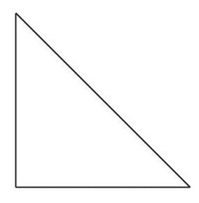 2in Half Square Triangle Template