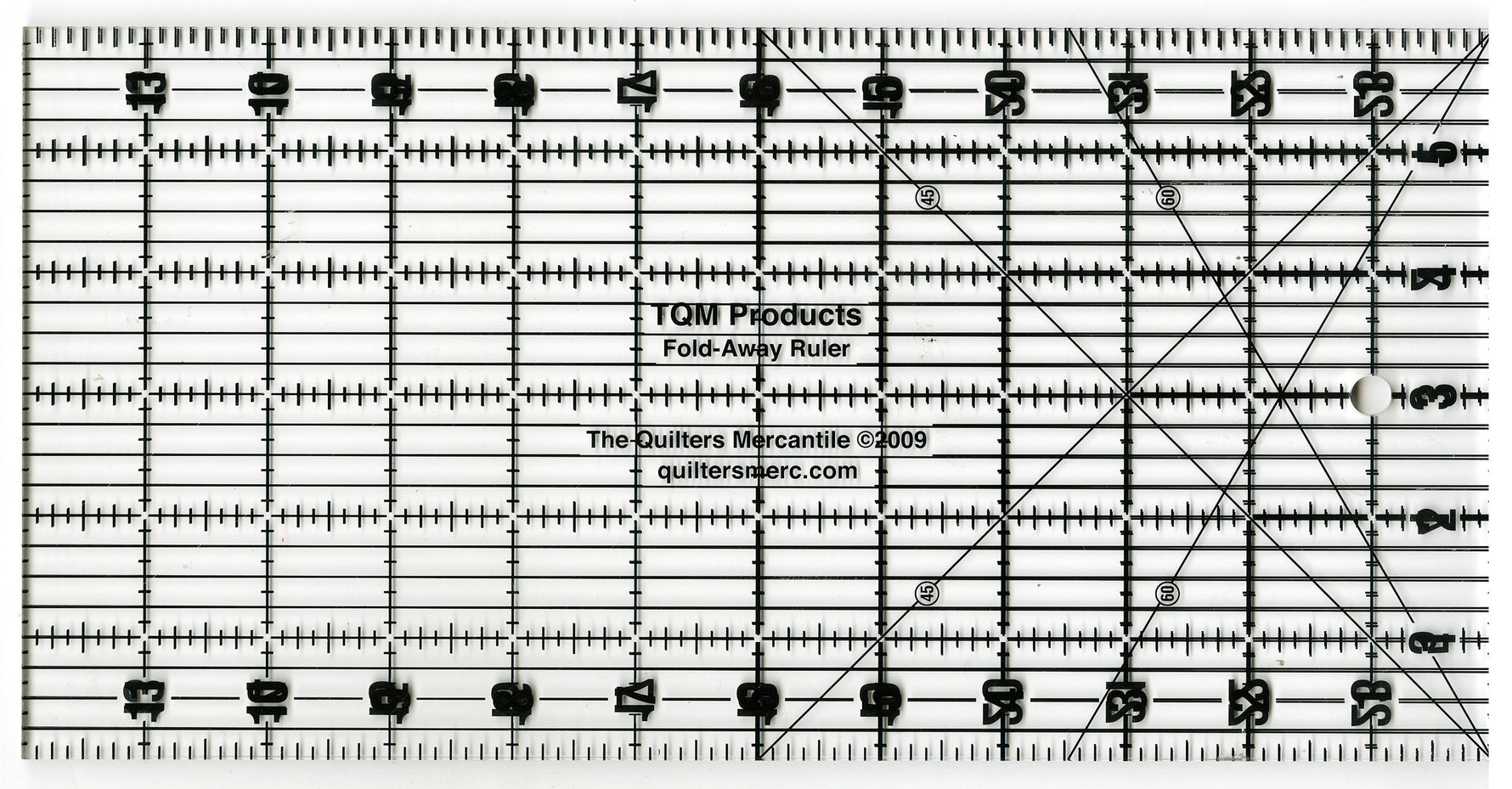 The Fold Away Retreat Ruler 6in x 24in