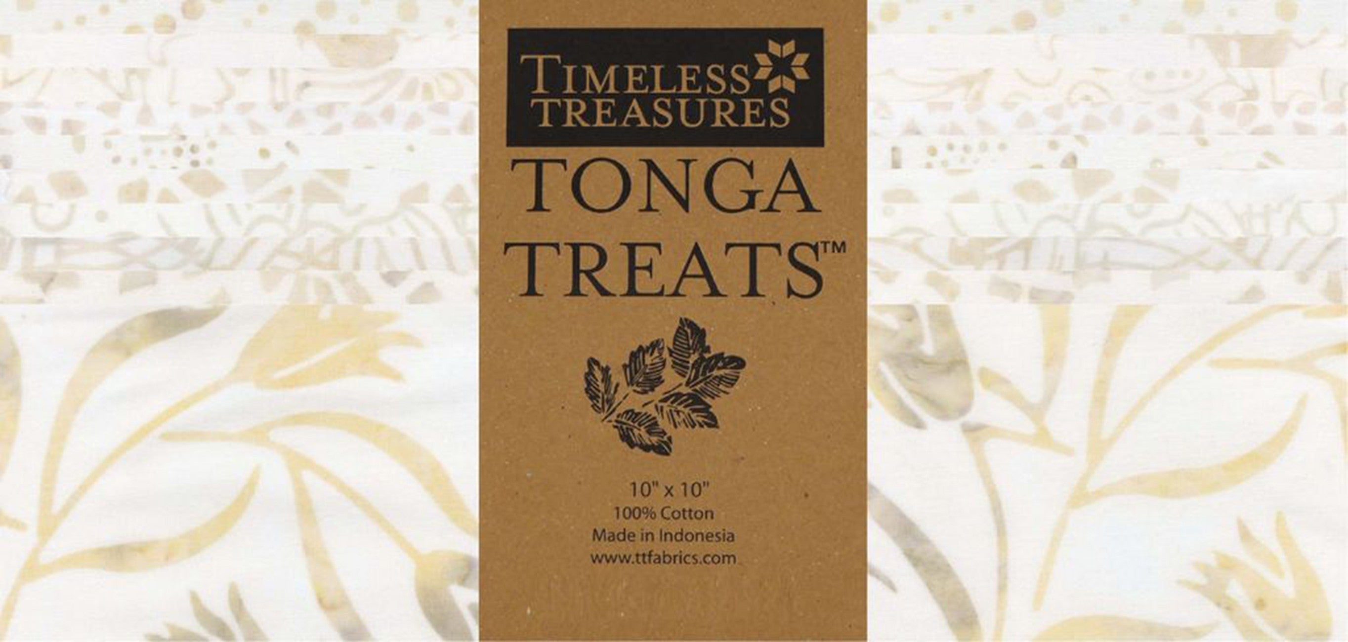 10in Squares Tonga Batik Linen, 42pcs/bundle