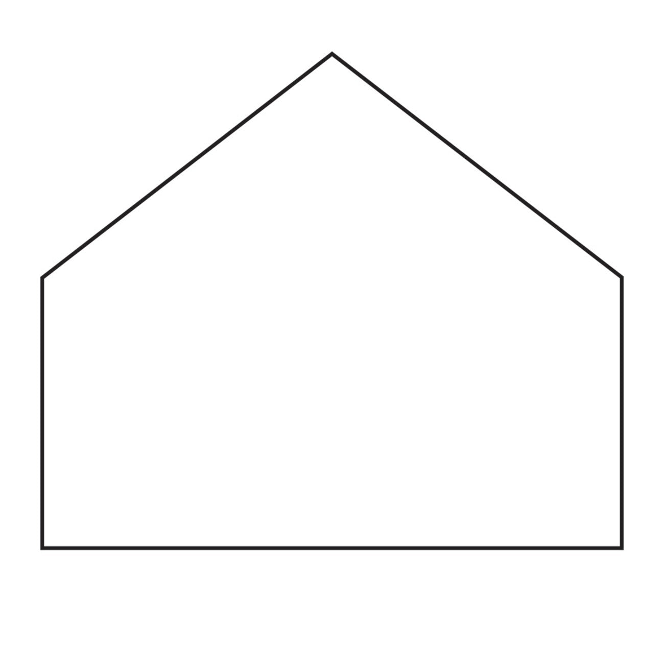 3in Pointed Scallop Template