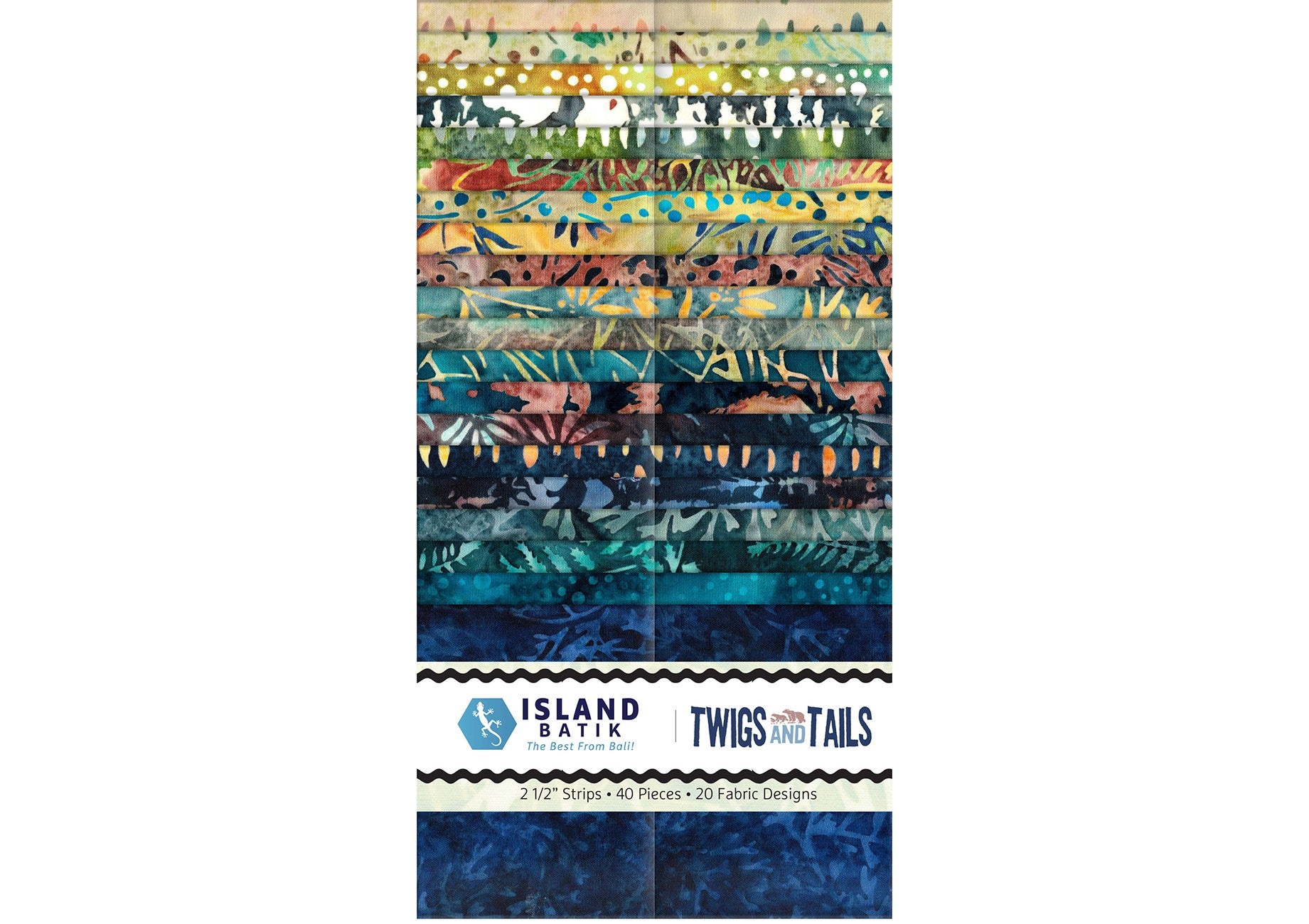 Twigs and Tails 40pcs/bundle, 2 Pieces of Each Print