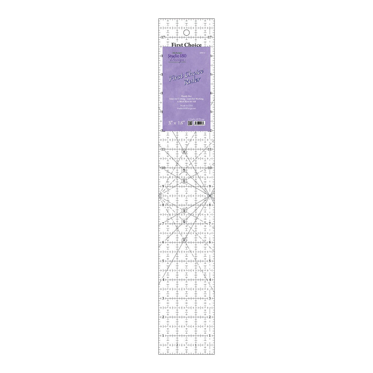 First Choice Ruler 3in x 18in