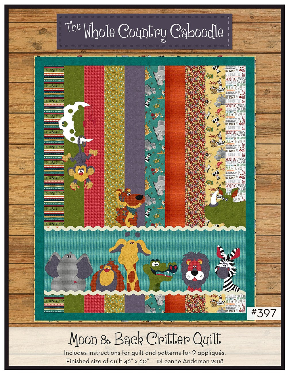 Moon and Back Critter Quilt