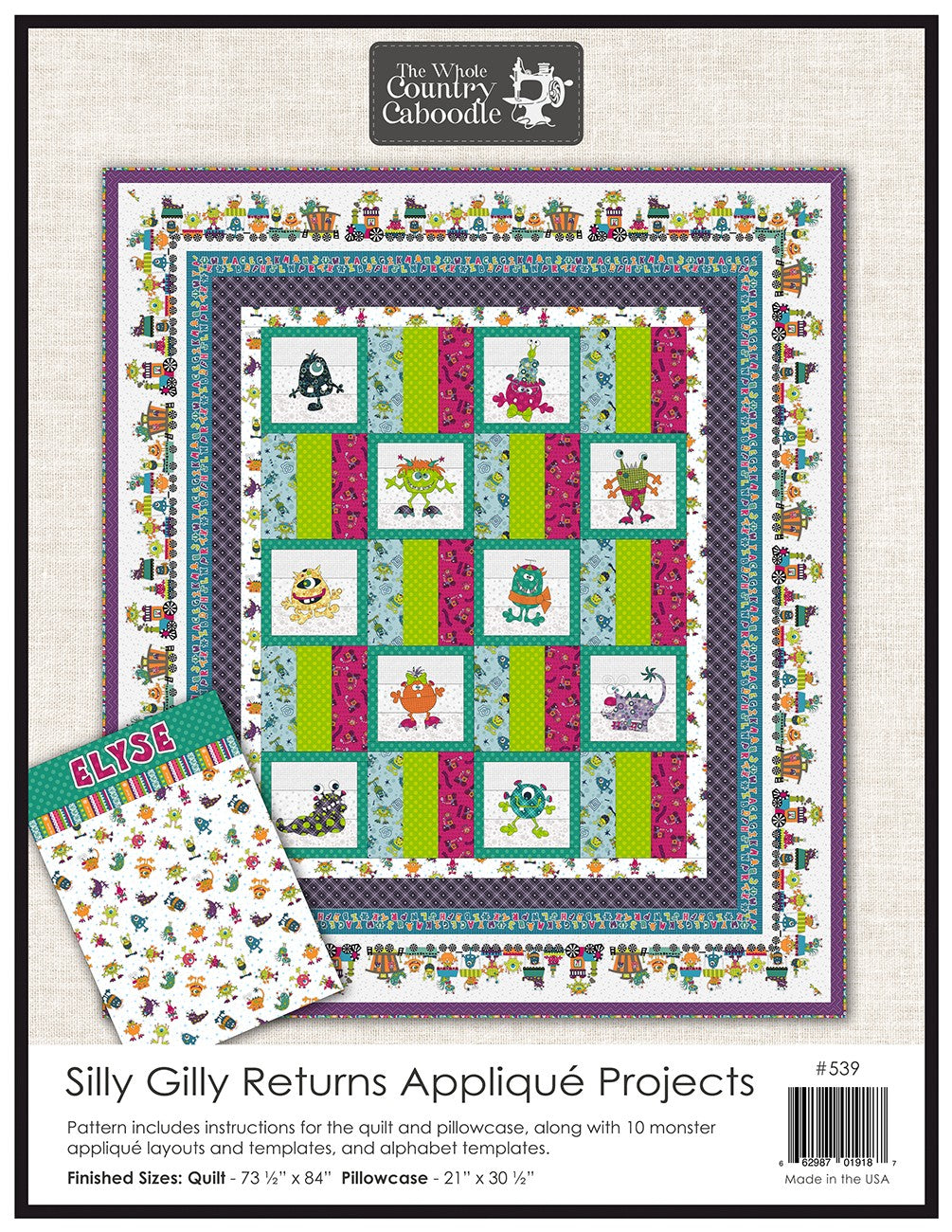 Silly Gilly Returns Applique Project Pattern