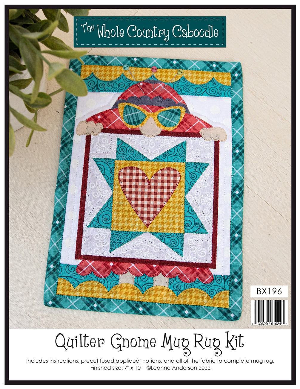 Quilter Gnome Mug Rug Kit