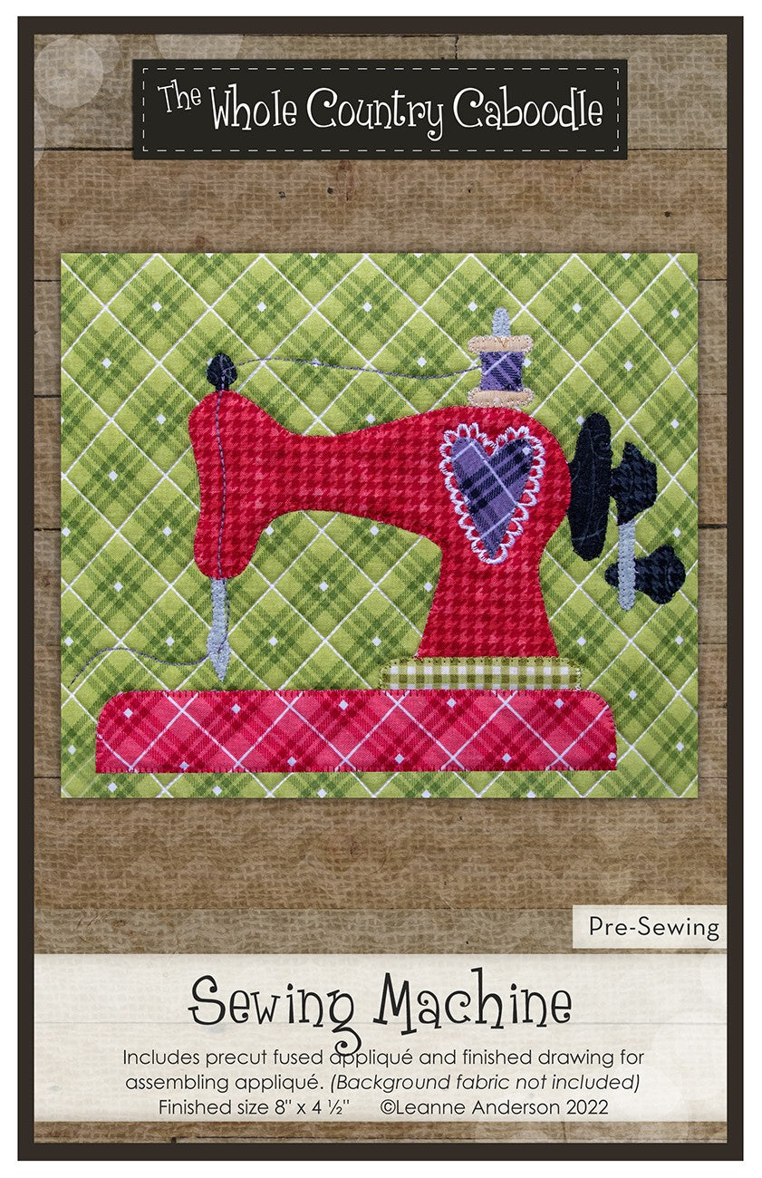 Sewing Machine Precut Fused Applique Pack