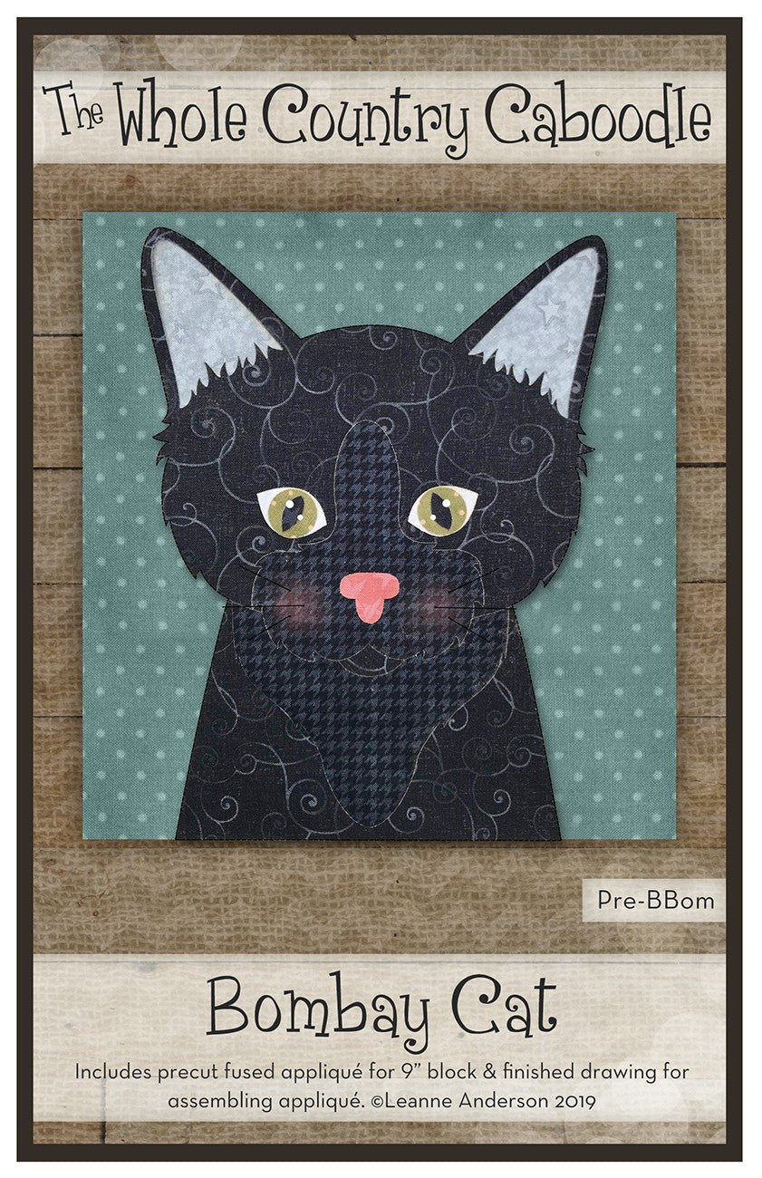 Bombay Cat Precut Fused Applique Pack