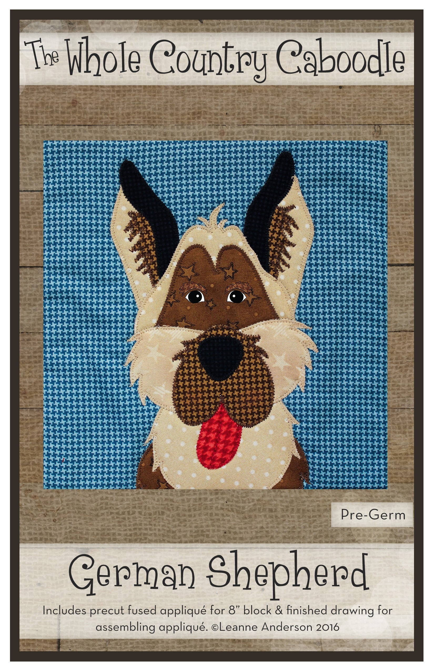 German Shepherd Precut Fused Applique Pack