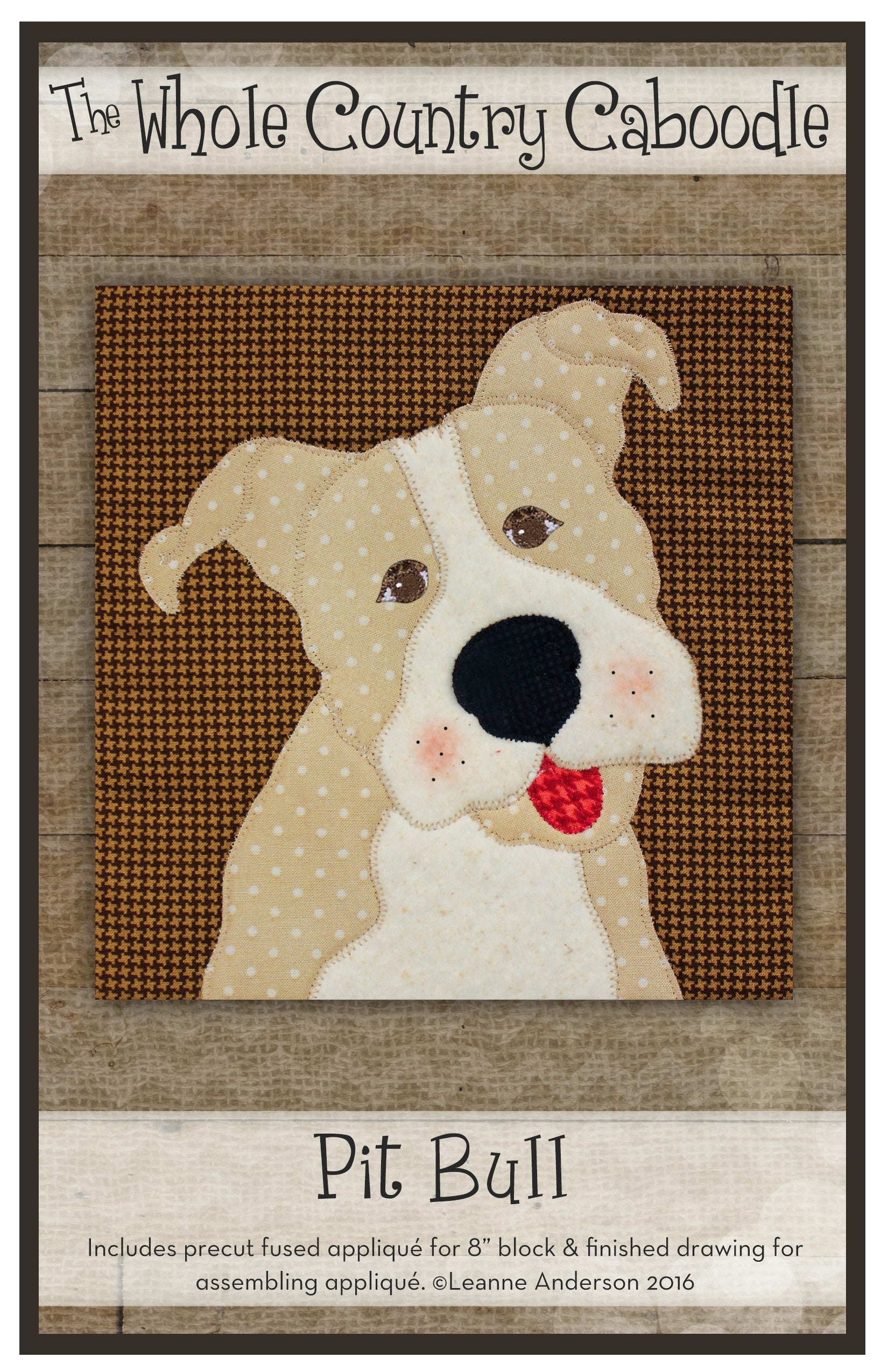 Pitbull Precut Fused Applique Pack