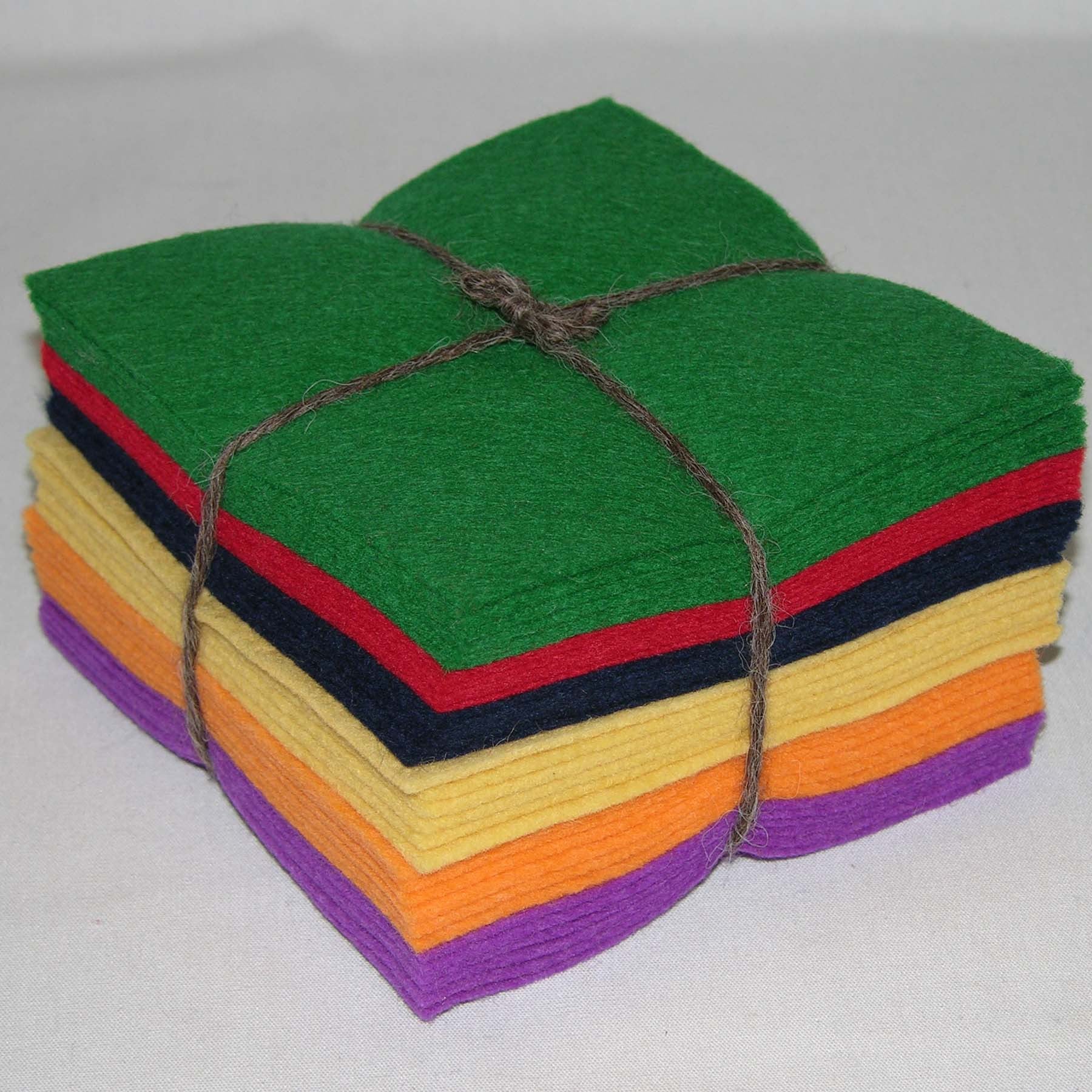 Wool Felt 100% Virgin Wool Classic Charm Pack