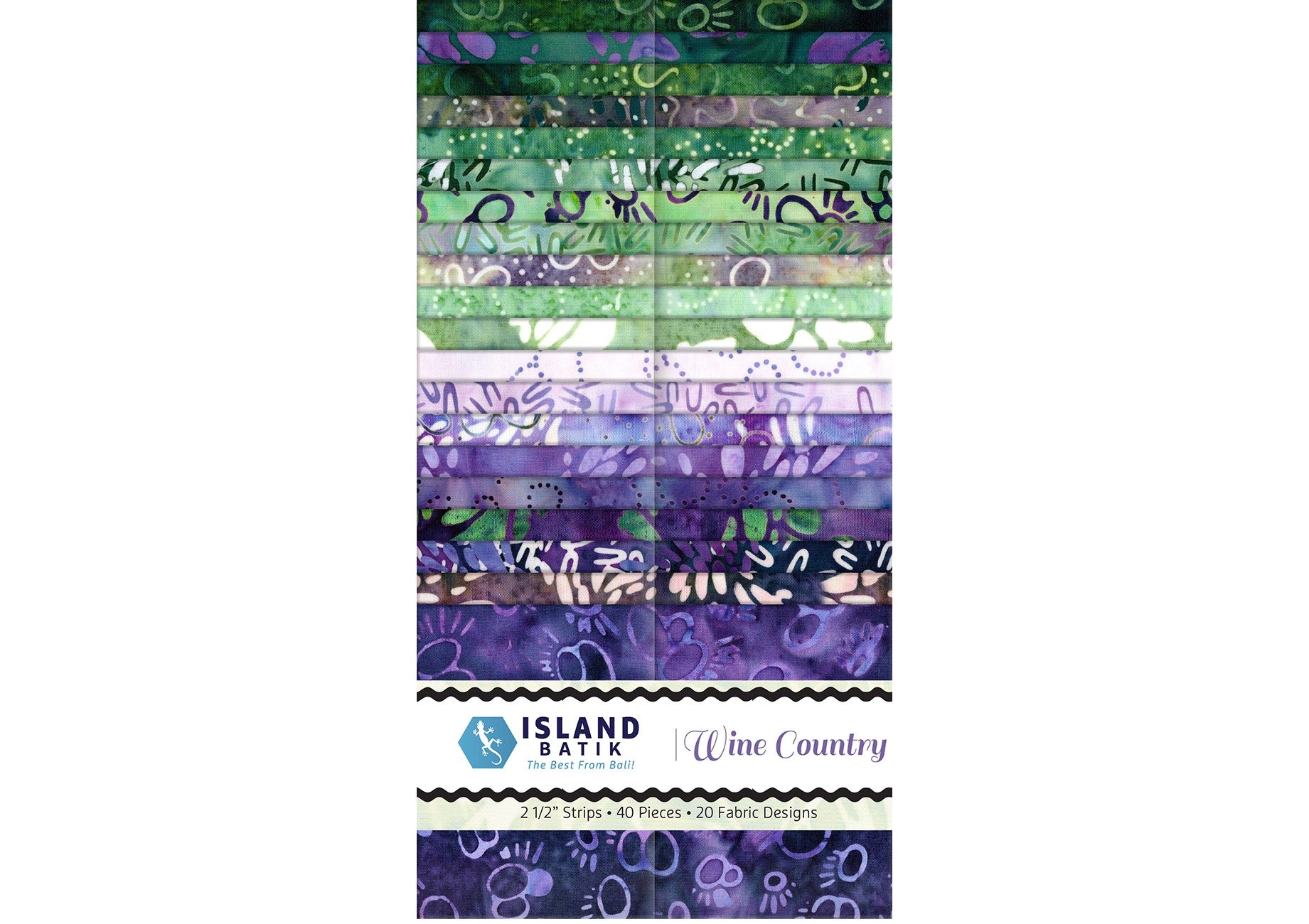 Wine Country 40pcs/bundle, 2 Pieces of Each Print