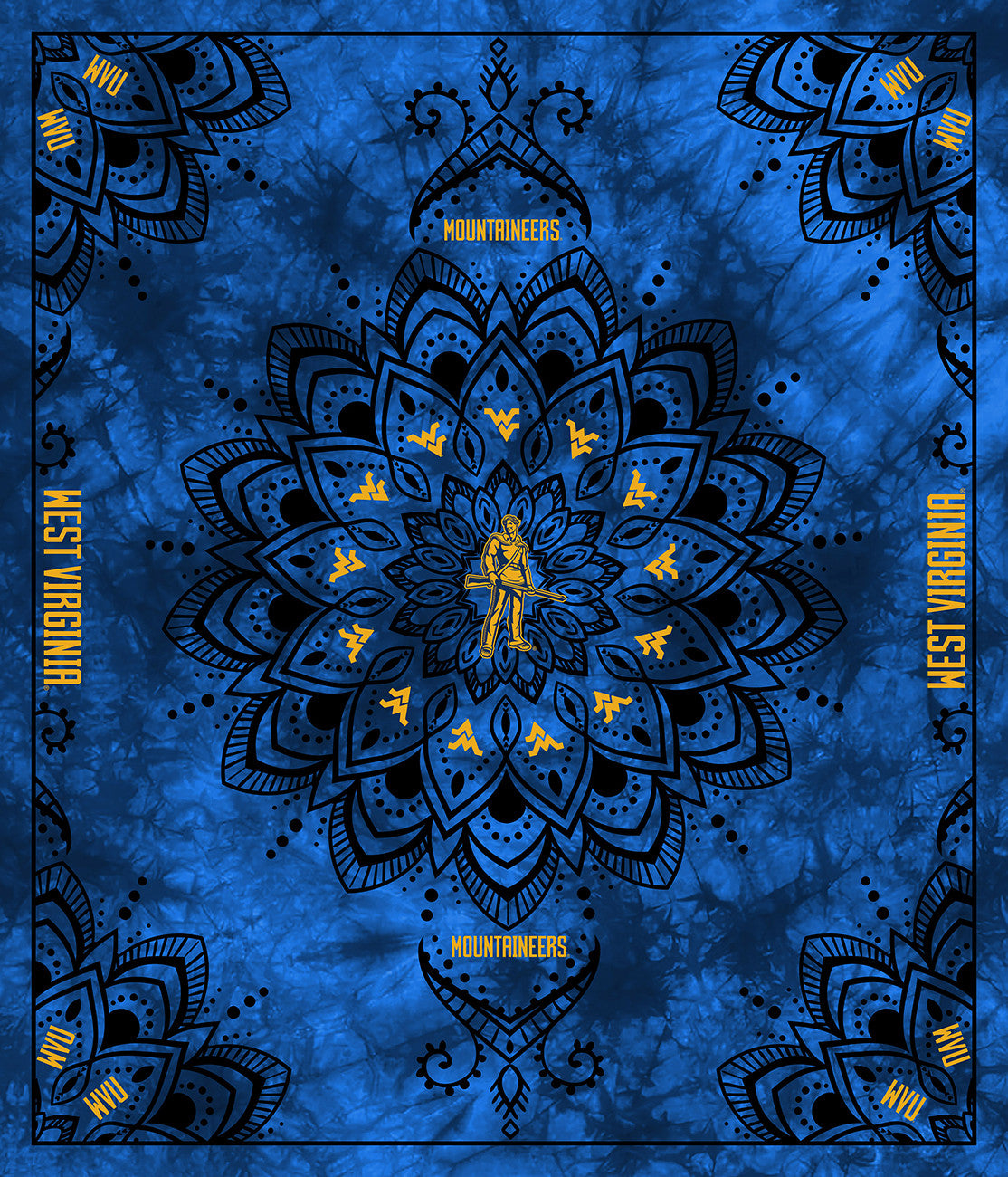 West Virginia Collegiate Tapestry-48in x 56in